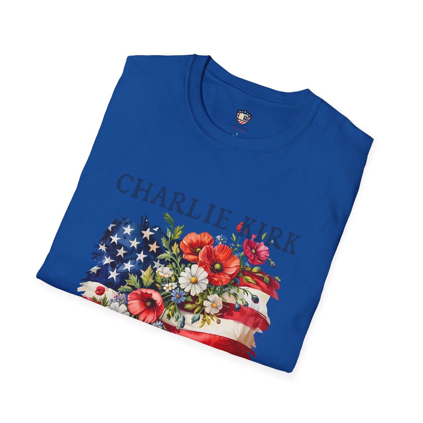 Patriotic Graphic T-Shirt, Charlie Kirk American Pride Unisex Tee