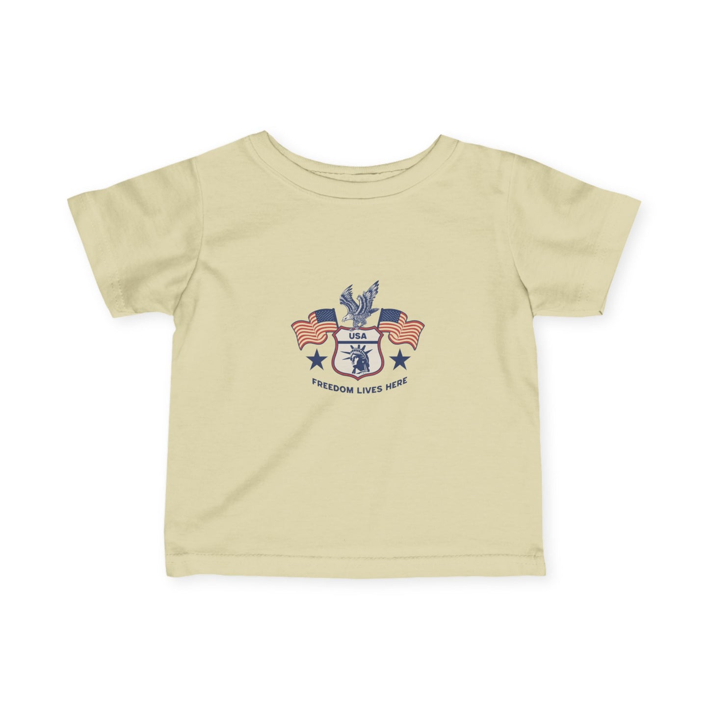 Patriotic Baby Tee, USA Graphic Toddler Shirt