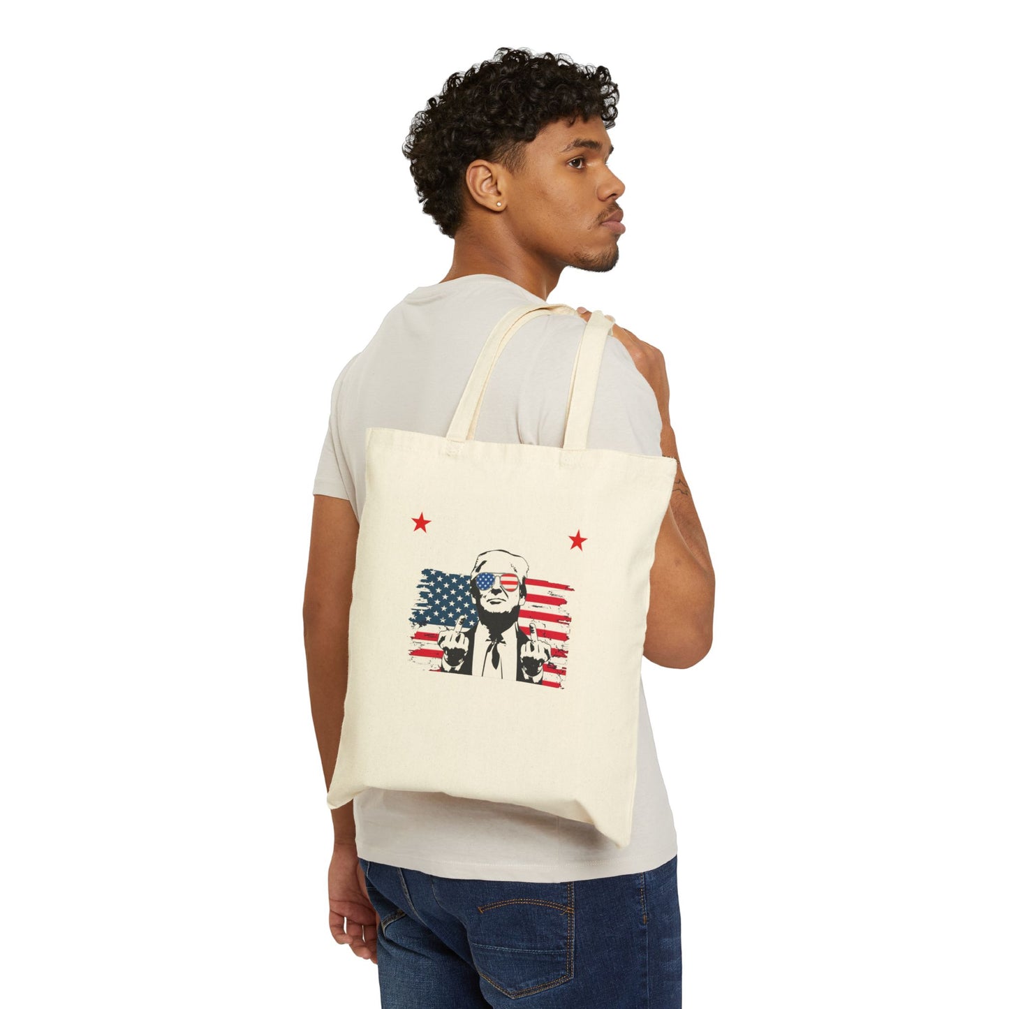 Trump This Is My Pride Flag Inspired Tote Bag