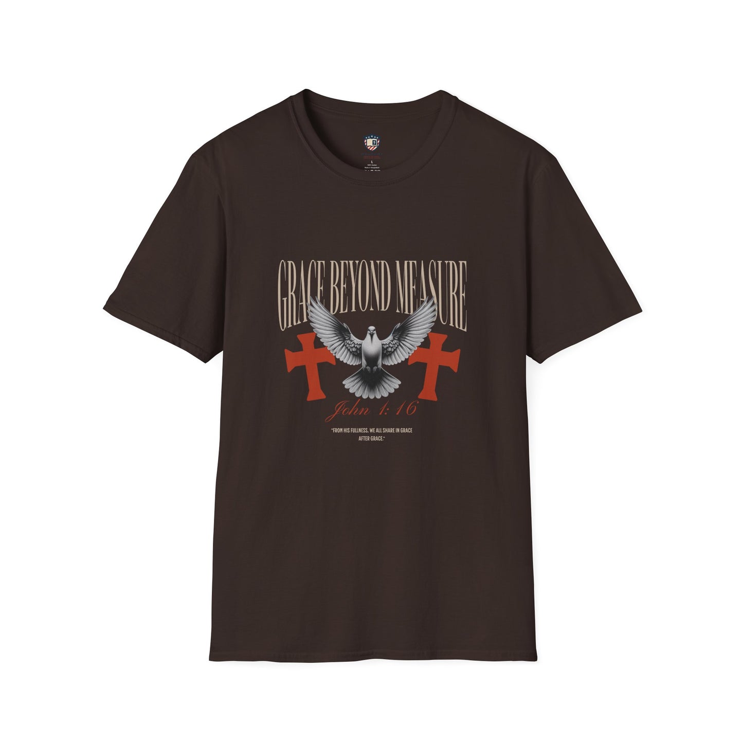 Grace Beyond Measure John 1:16 Inspired Unisex T-Shirt