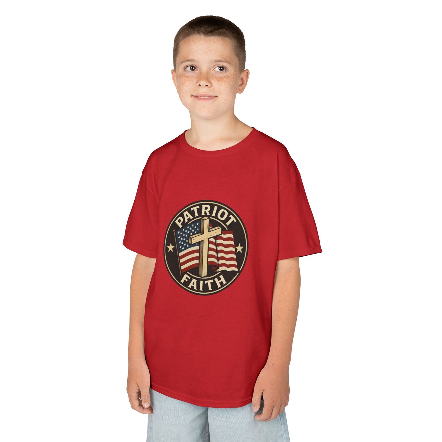 Patriotic Kids Tee - Faith & Freedom Everyday Wear
