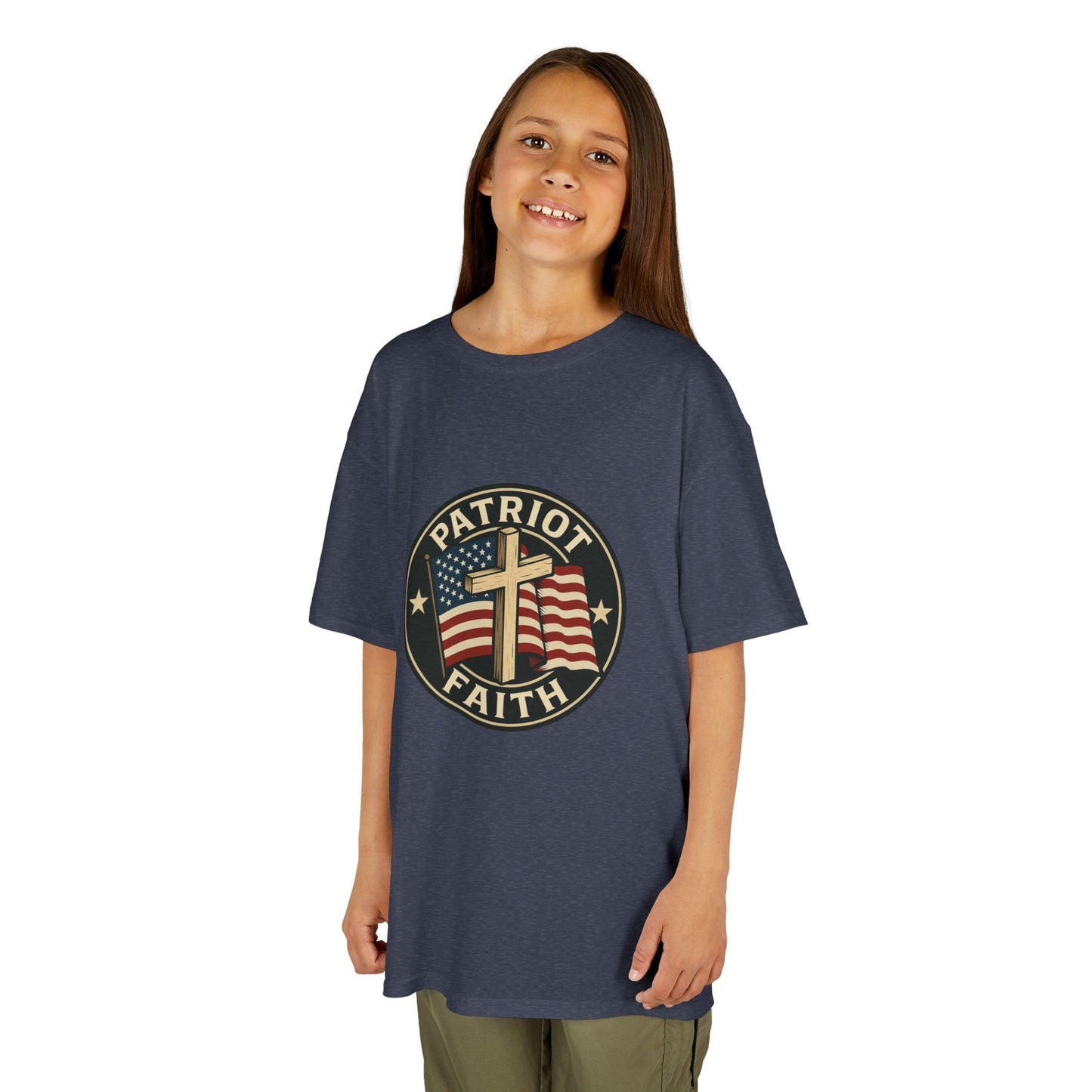 Patriotic Kids Tee - Faith & Freedom Everyday Wear
