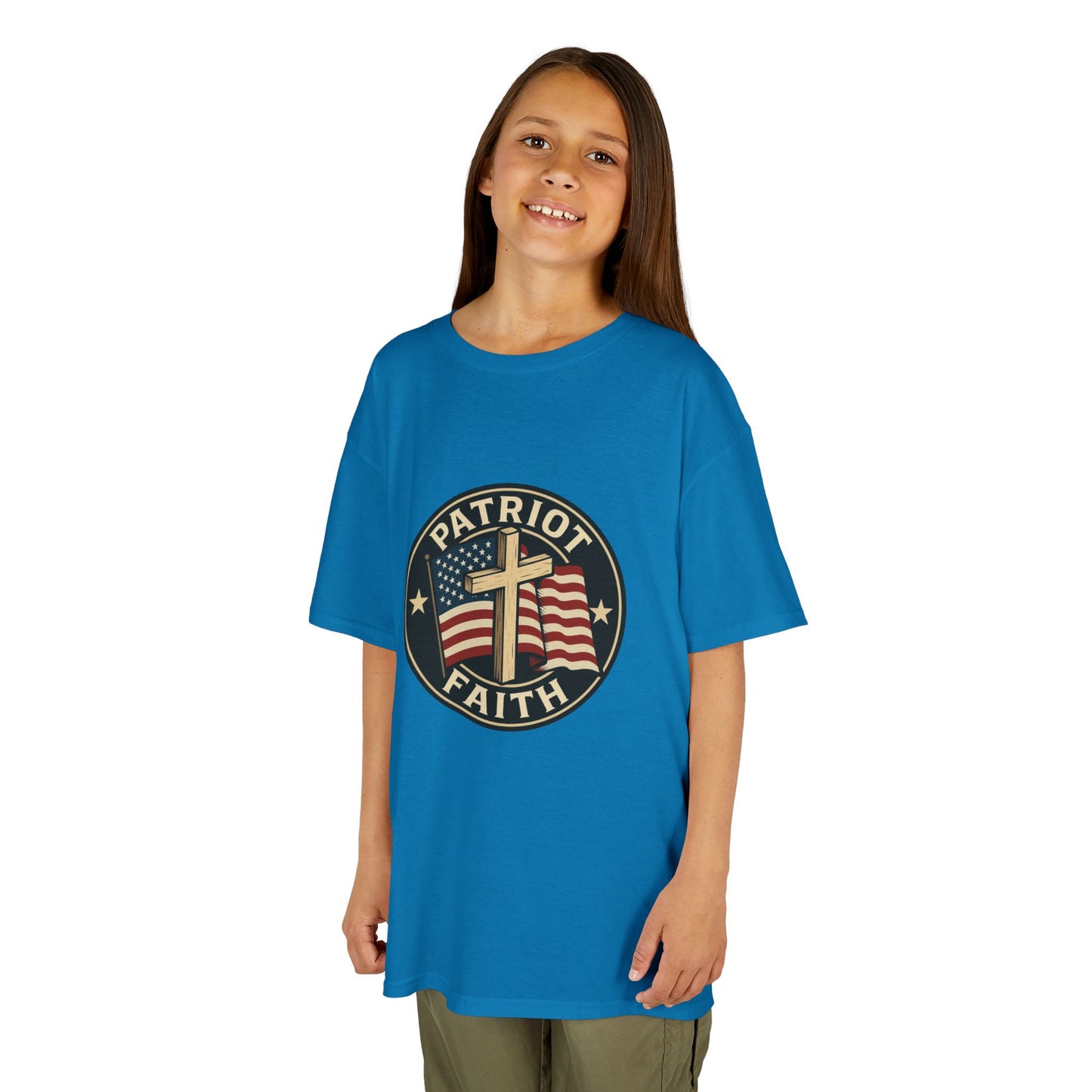 Patriotic Kids Tee - Faith & Freedom Everyday Wear
