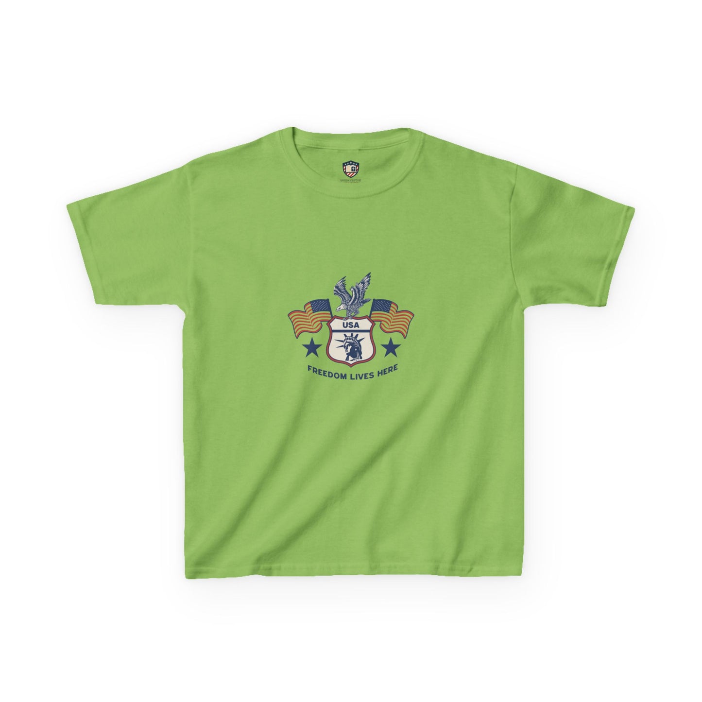 Freedom Lives Here Kids Tee for Boys and Girls