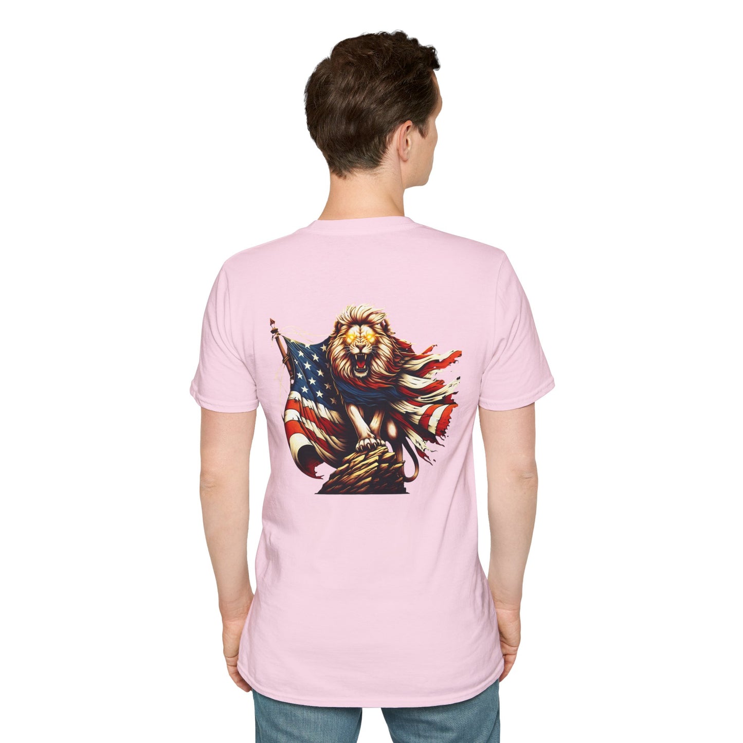 Lion of Judah USA Flag Unisex T-Shirt