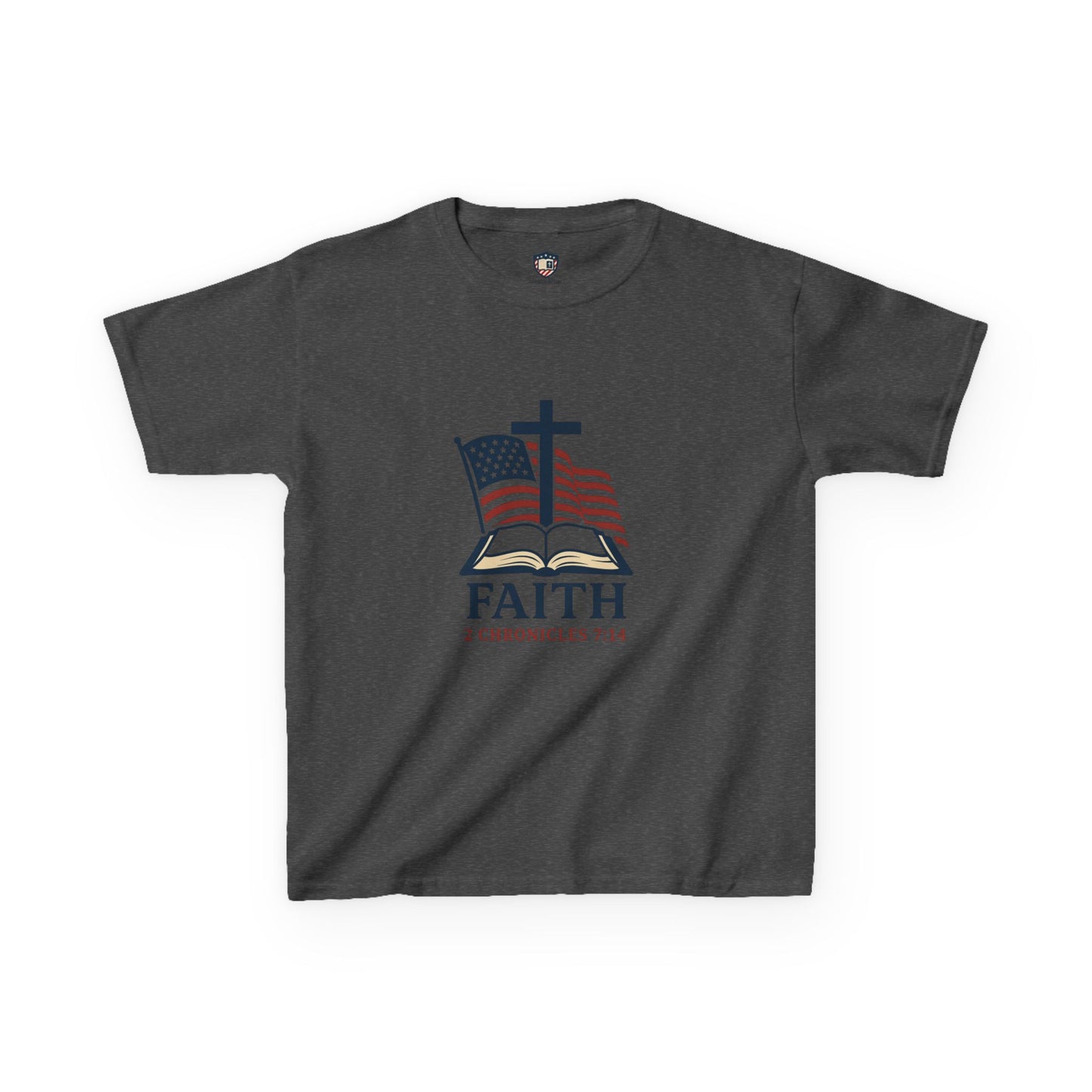 Faith & Freedom 2 Chronicles 7:14 Inspired Christian Kids Shirt