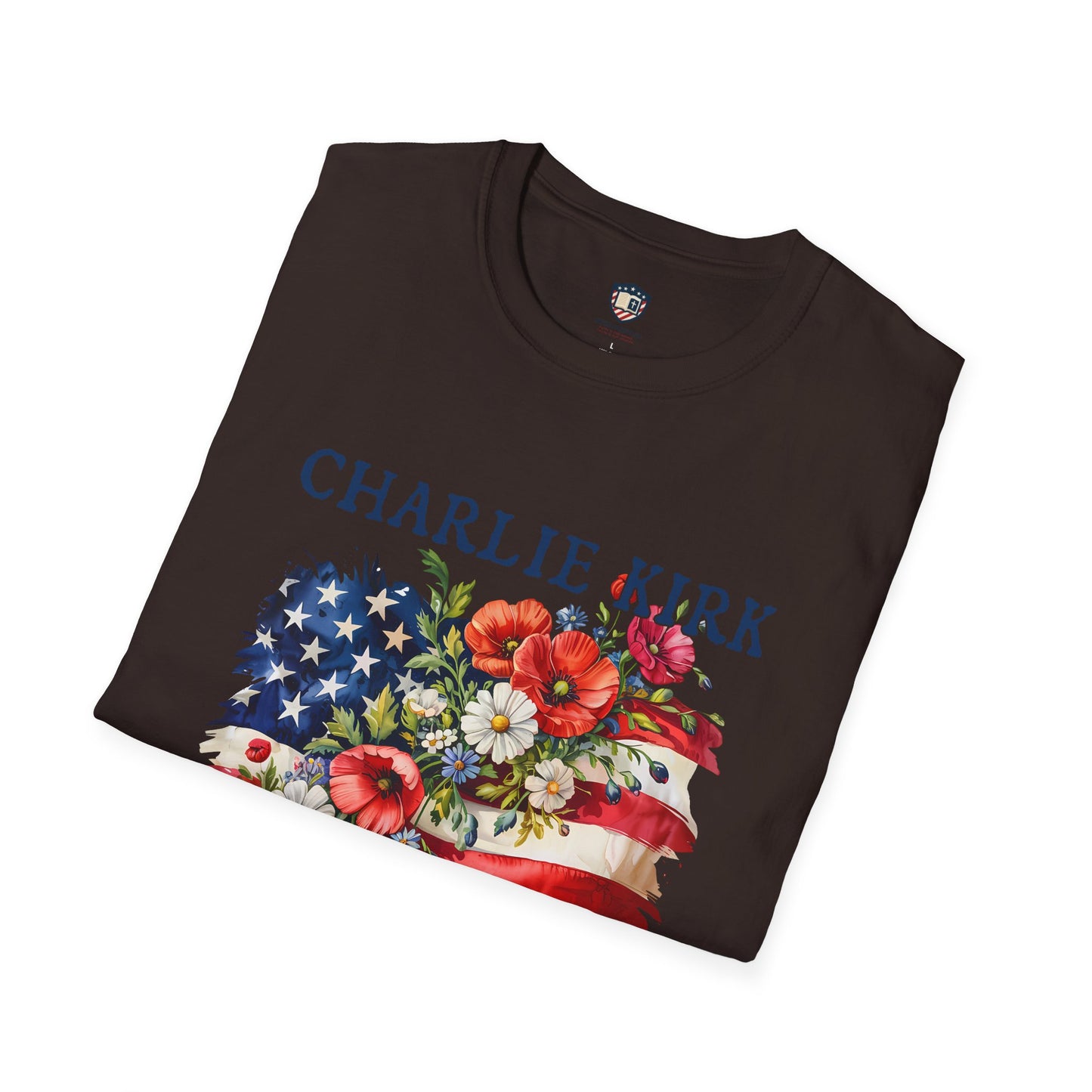 Patriotic Graphic T-Shirt, Charlie Kirk American Pride Unisex Tee