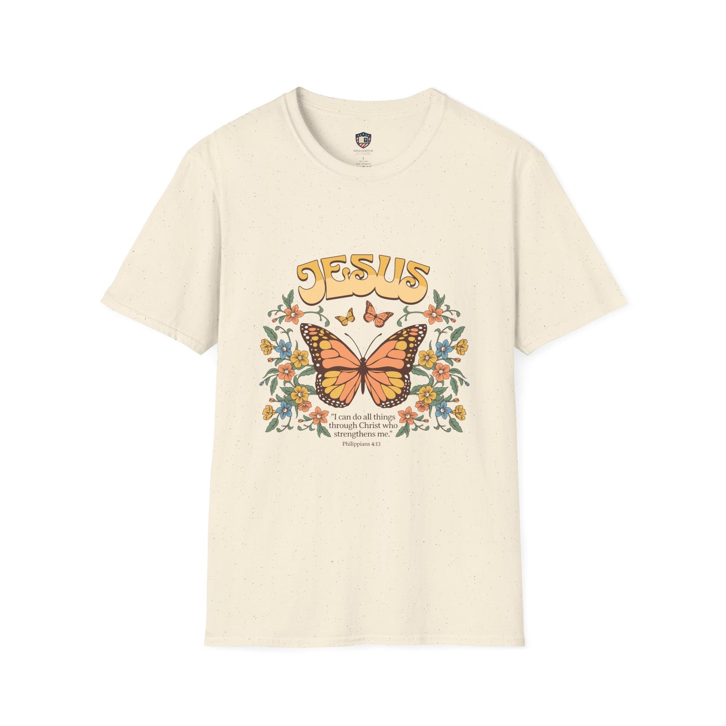Jesus Butterfly Unisex Soft style T-Shirt