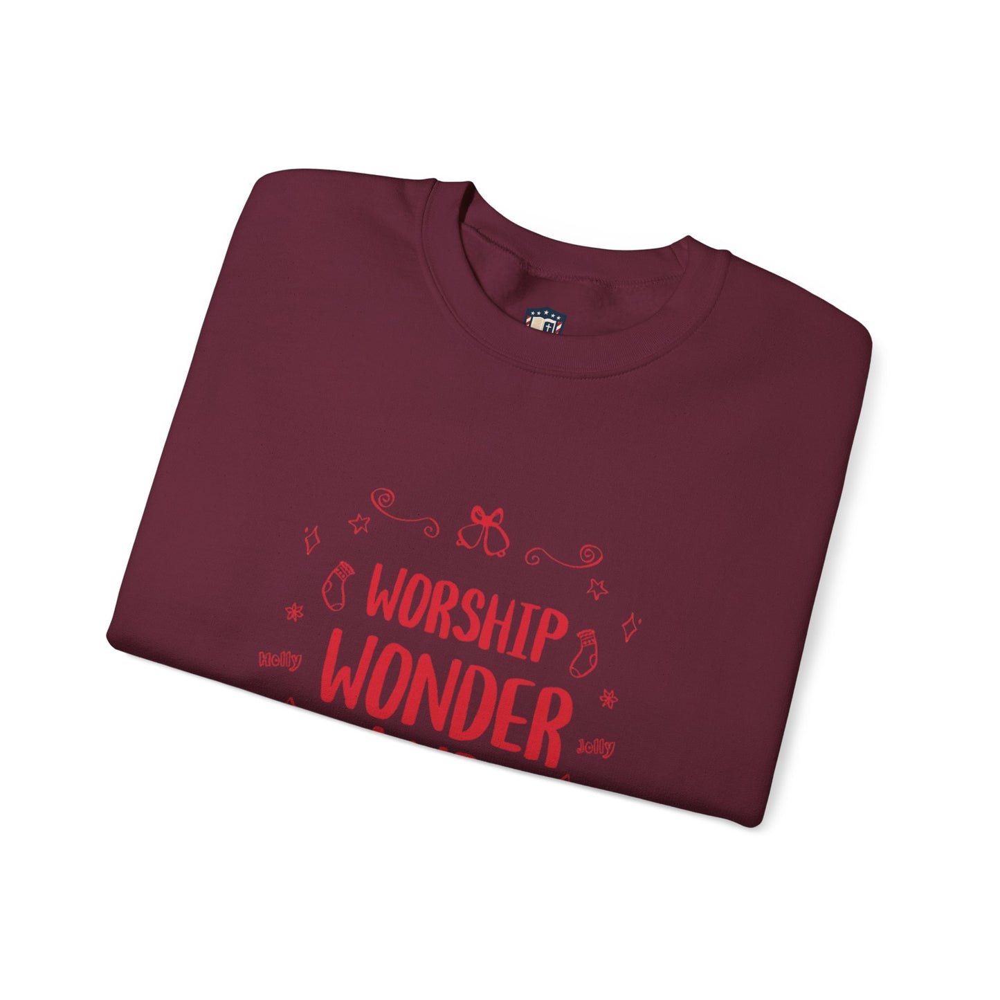 Worship Wonder Liberty Crewneck Unisex Sweatshirt