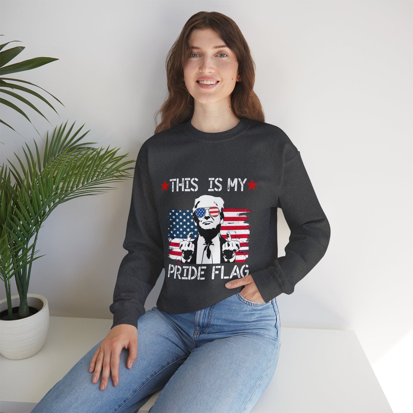 Trump This Is My Pride Flag Unisex Sweatshirt
