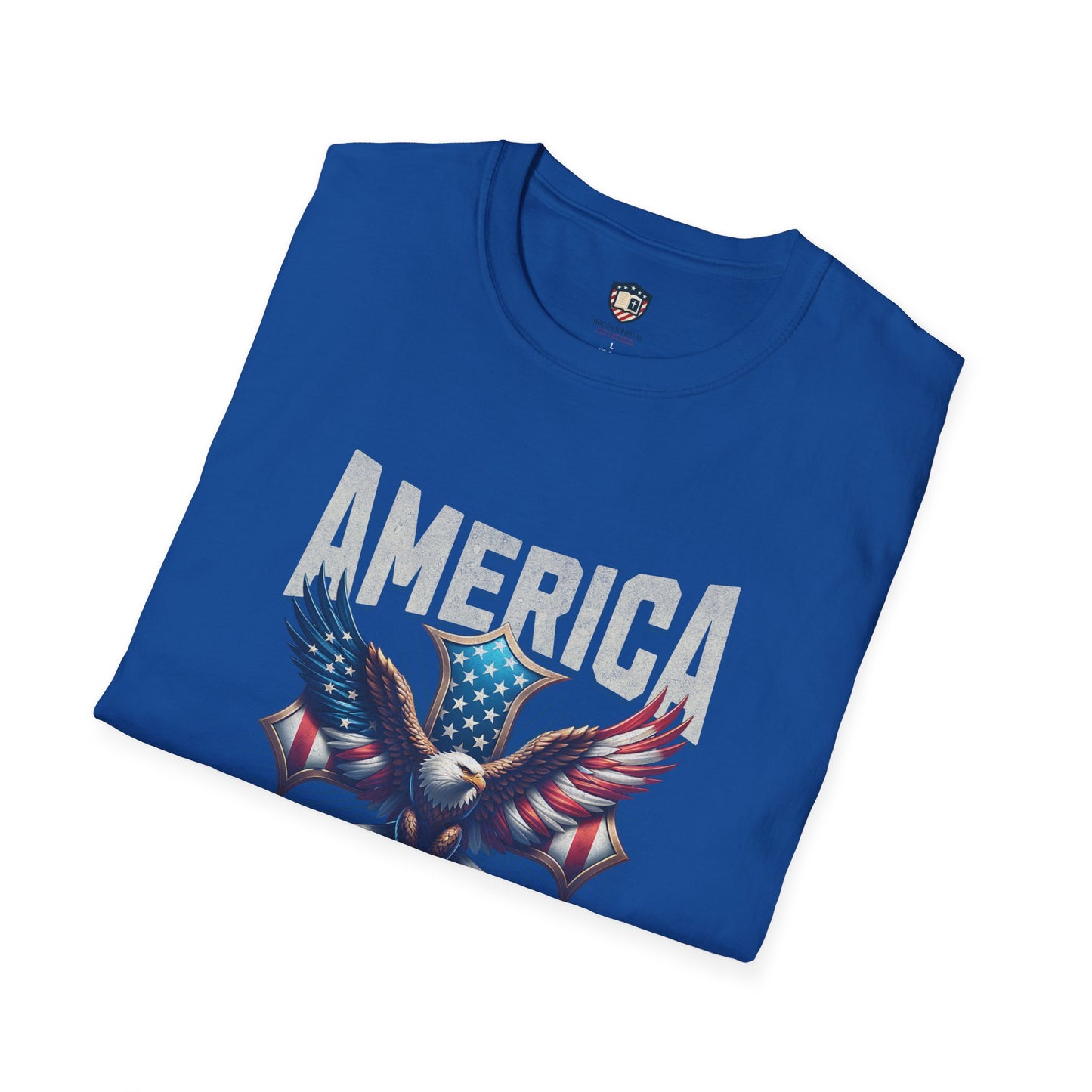 America Strong in Faith, Free in Spirit Unisex T-shirt