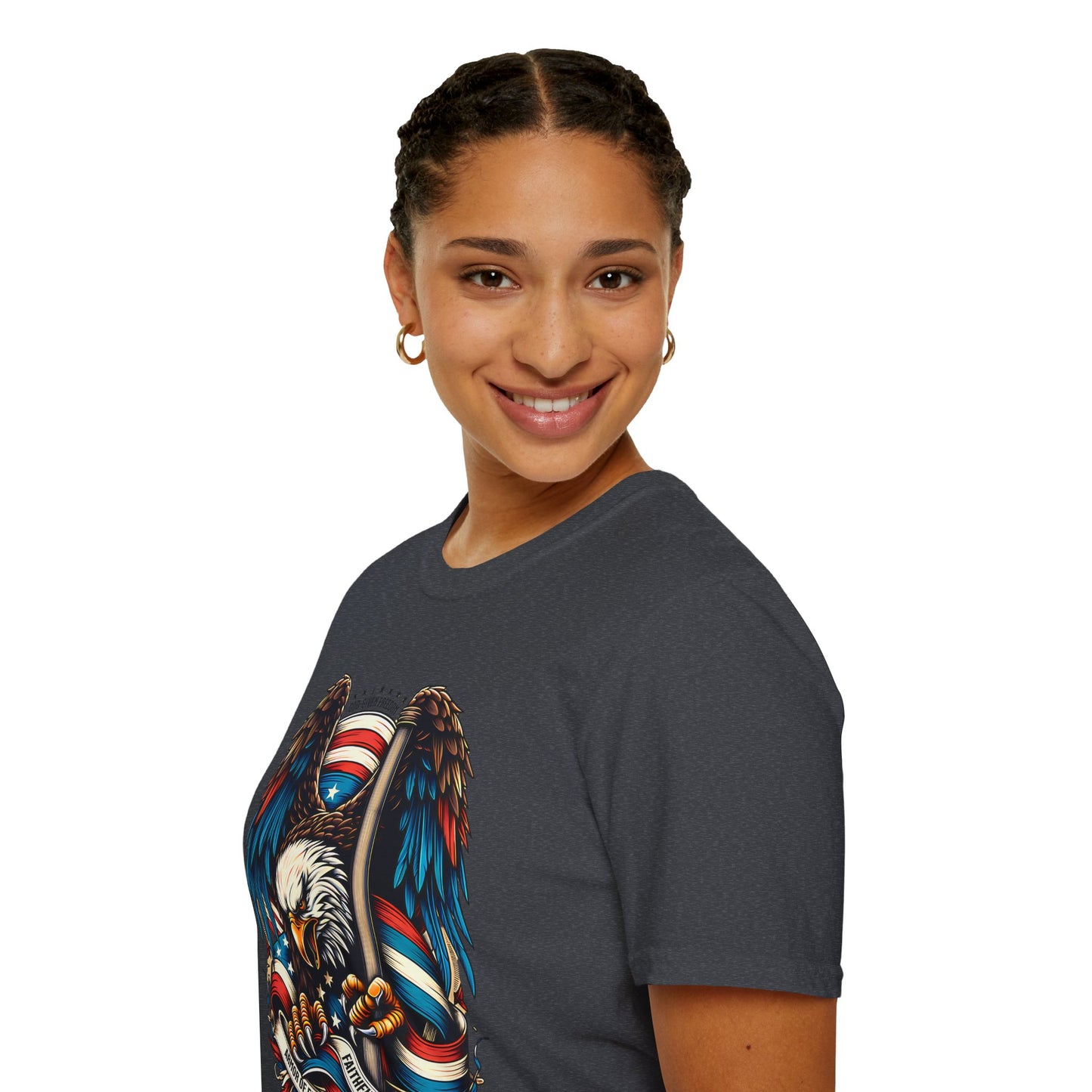 Patriotic Eagle Graphic Unisex T-Shirt