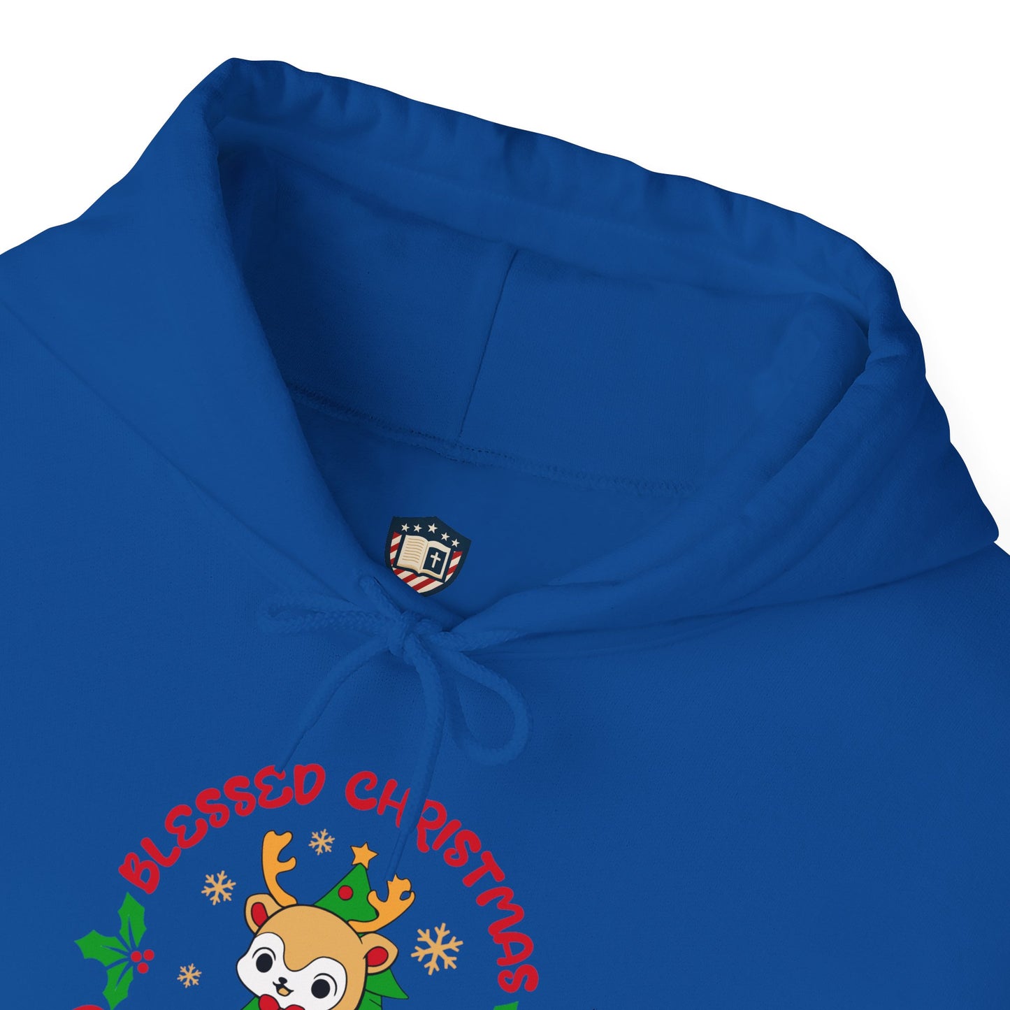 Blessed Christmas Proud Nation Design Unisex Hoodie