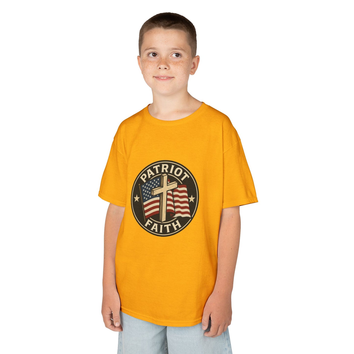 Patriotic Kids Tee - Faith & Freedom Everyday Wear