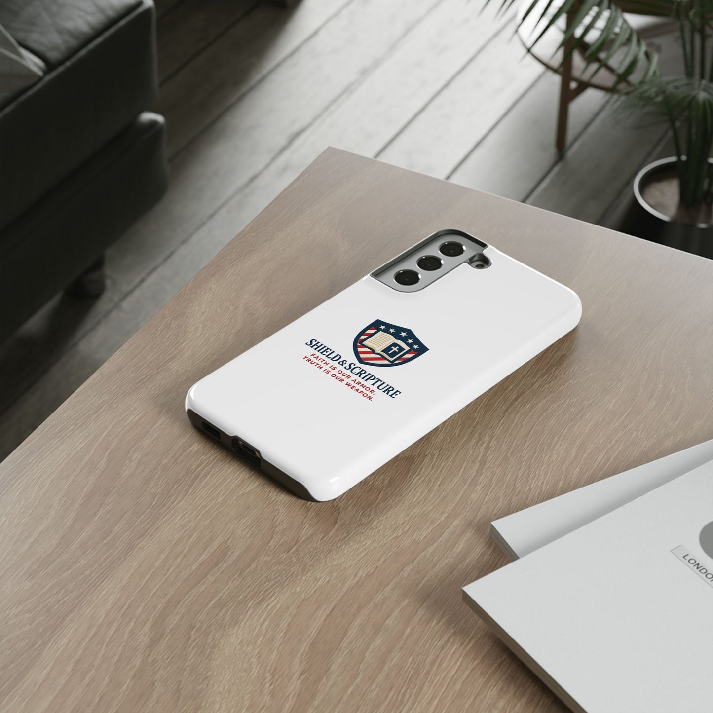 Shield & Scripture Phone Case