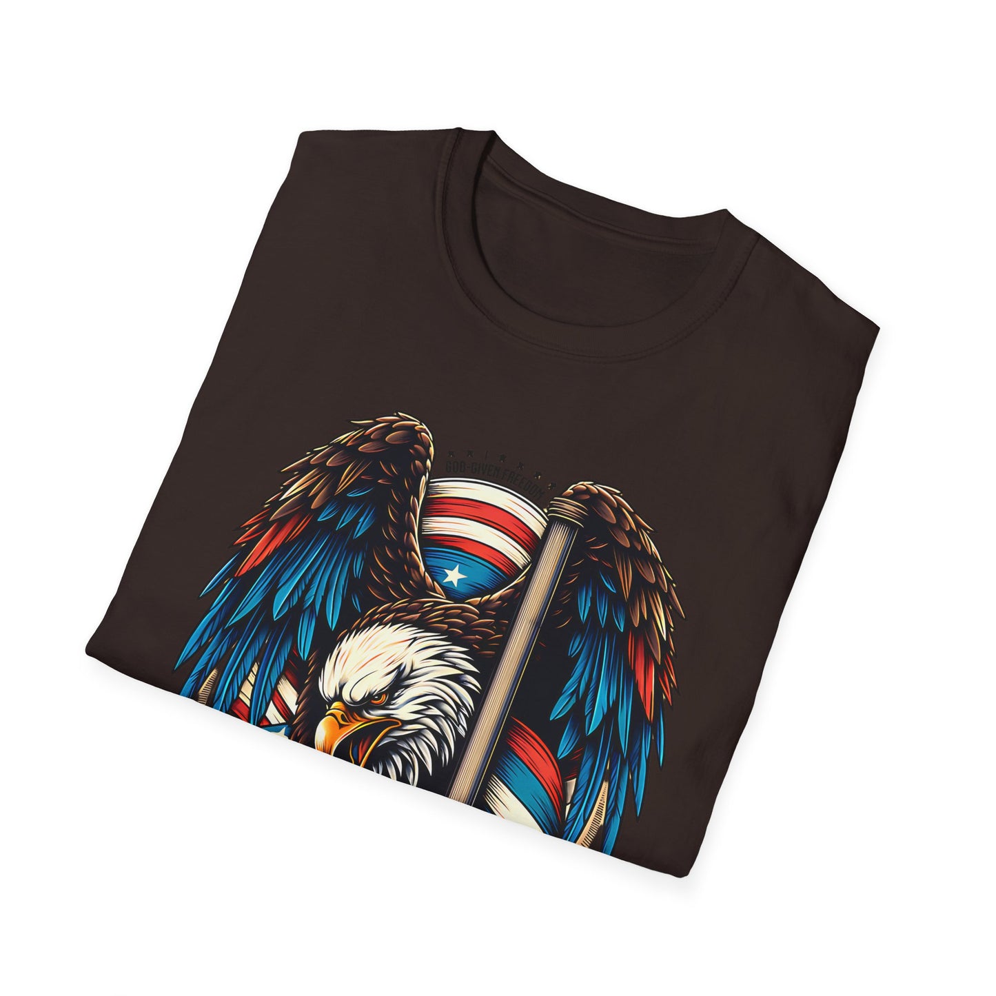 Patriotic Eagle Graphic Unisex T-Shirt