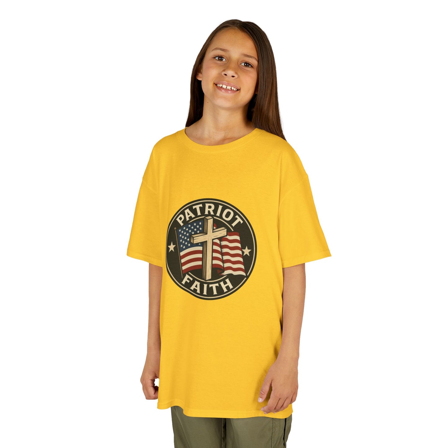Patriotic Kids Tee - Faith & Freedom Everyday Wear