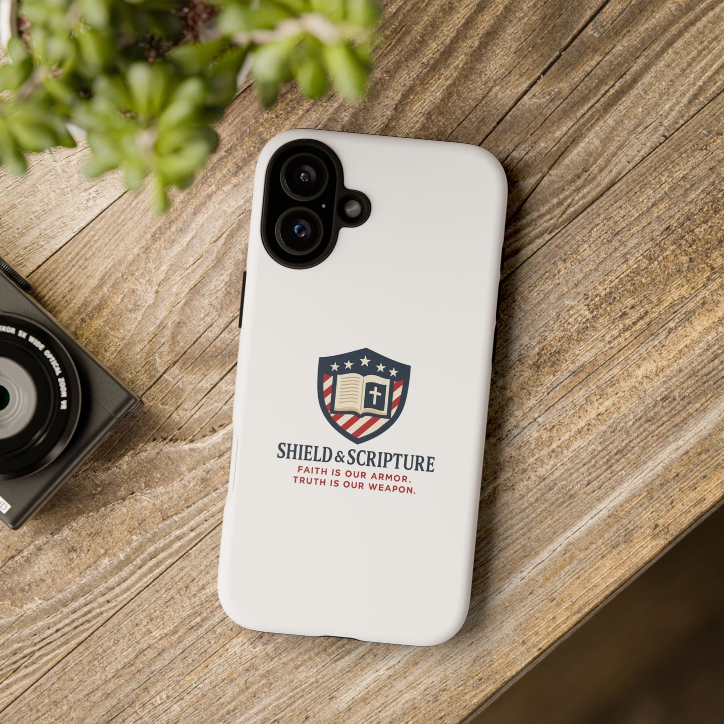 Shield & Scripture Phone Case