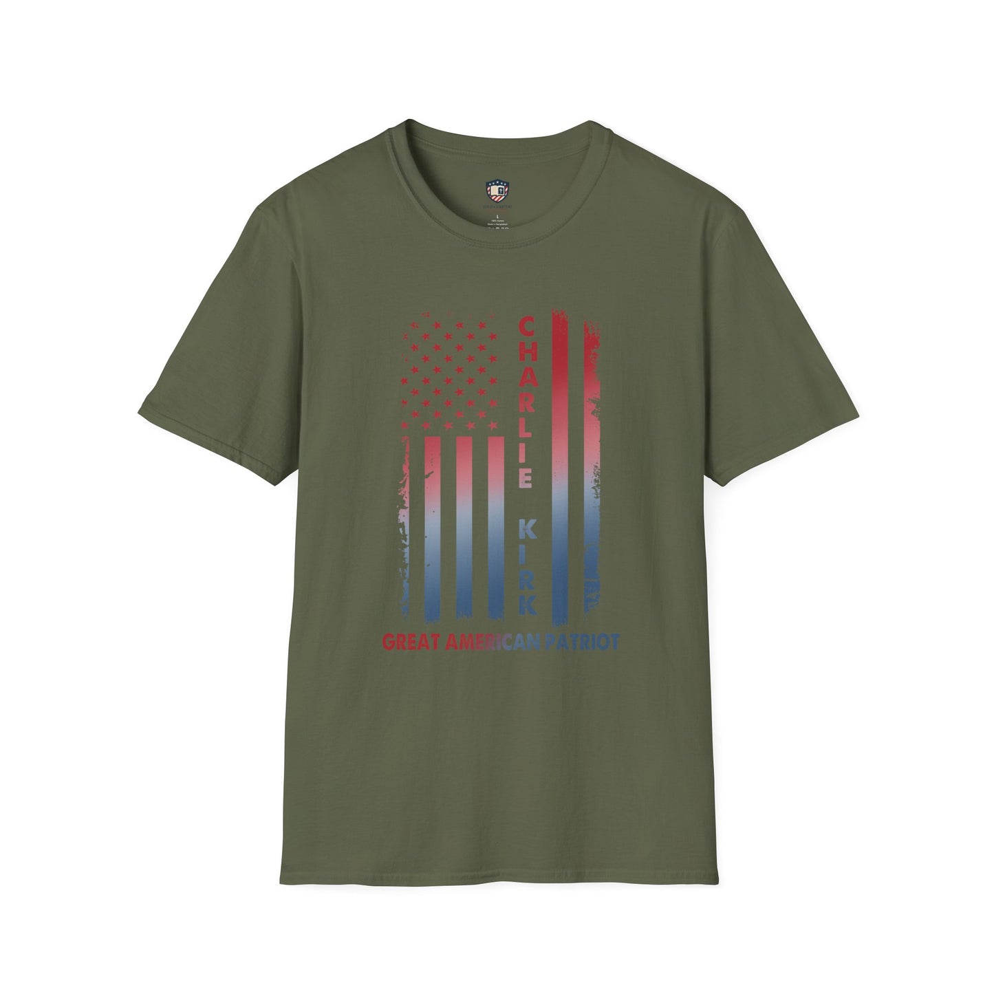 Charlie Kirk Patriot T-Shirt, Unisex Graphic Tee
