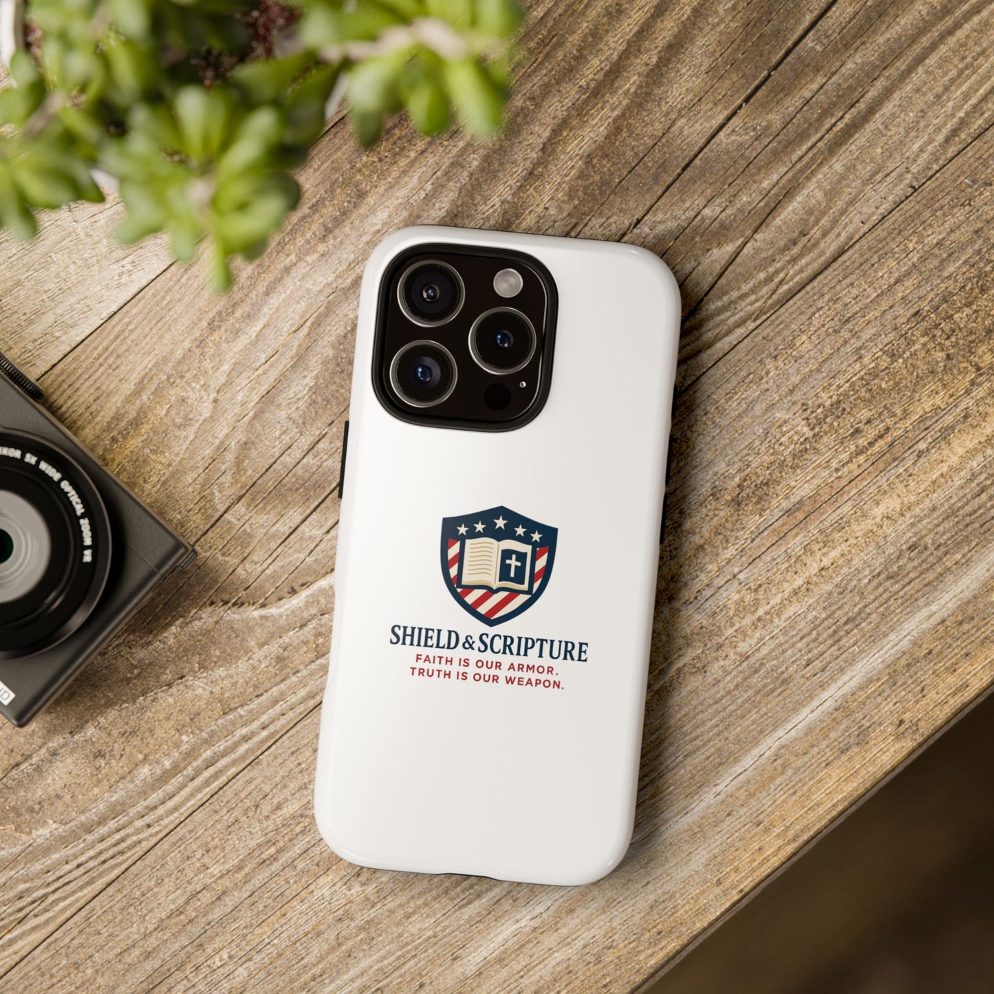 Shield & Scripture Phone Case