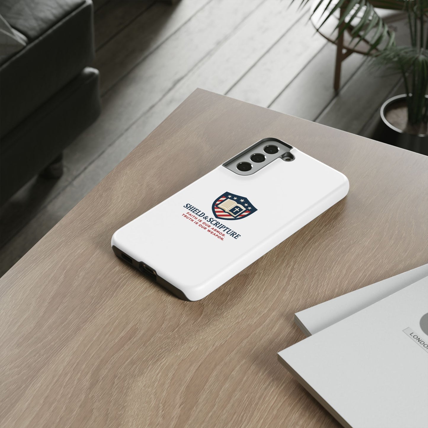Shield & Scripture Phone Case
