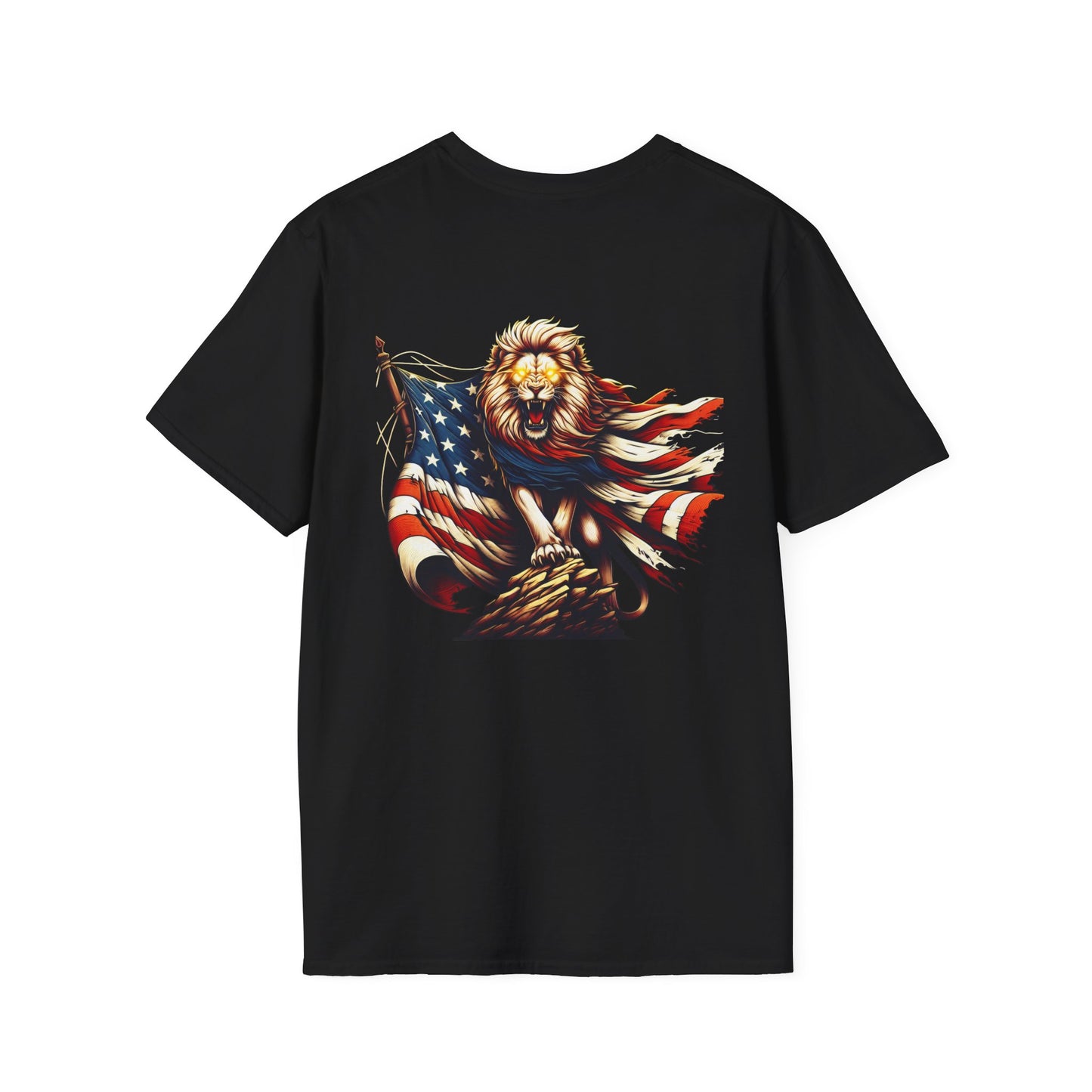Lion of Judah USA Flag Unisex T-Shirt