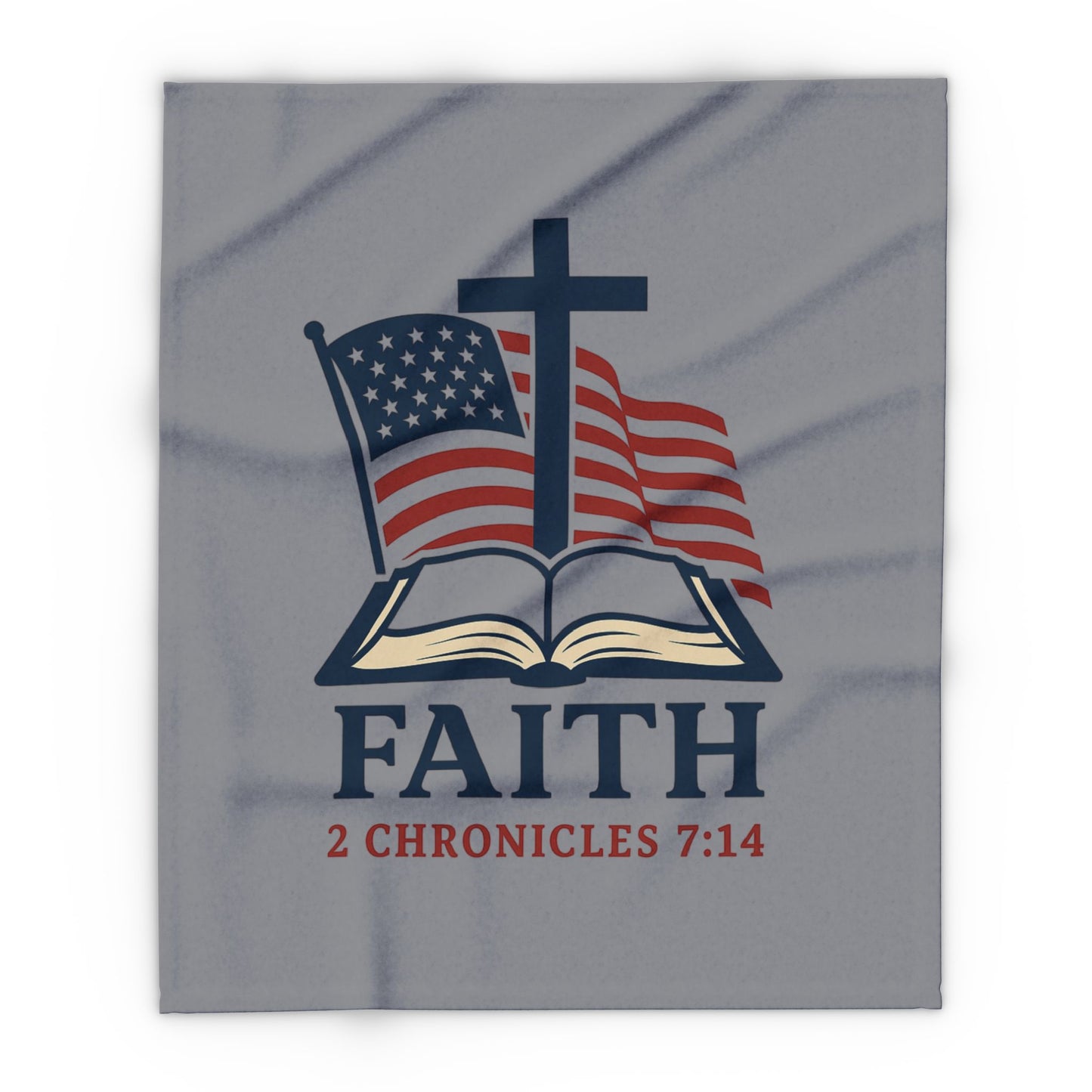 Faith Velveteen Plush Blanket