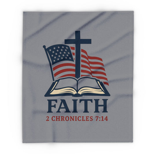 Faith Velveteen Plush Blanket