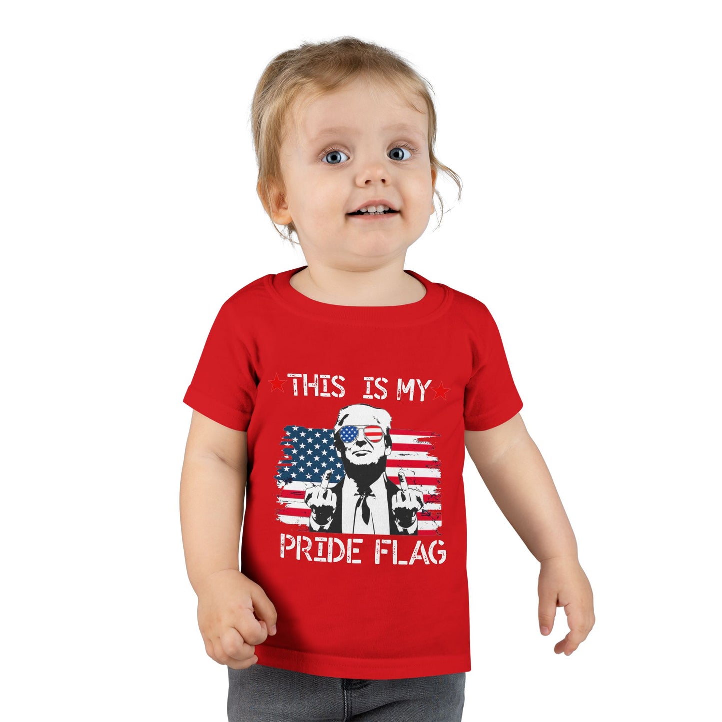 Trump This Is My Pride Flag Toddler T-Shirt