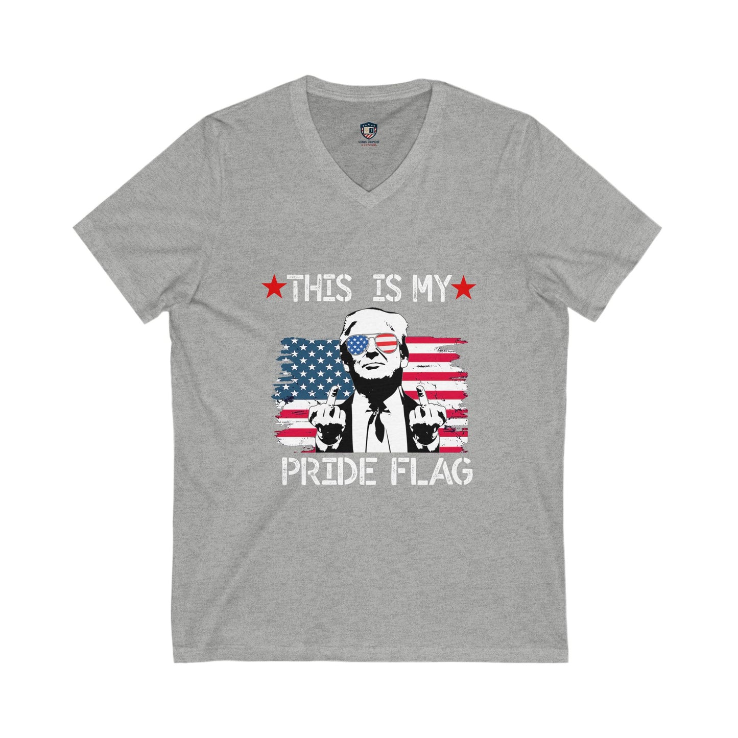 Trump This Is My Pride Flag Unisex V-Neck Shirt