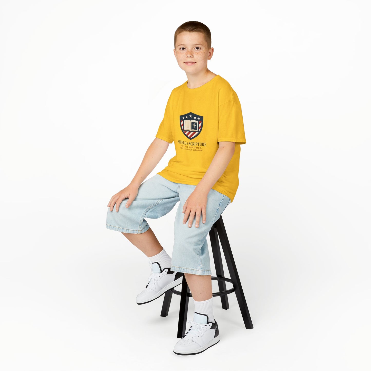 Shield & Scripture Kids Tee Daily Wear