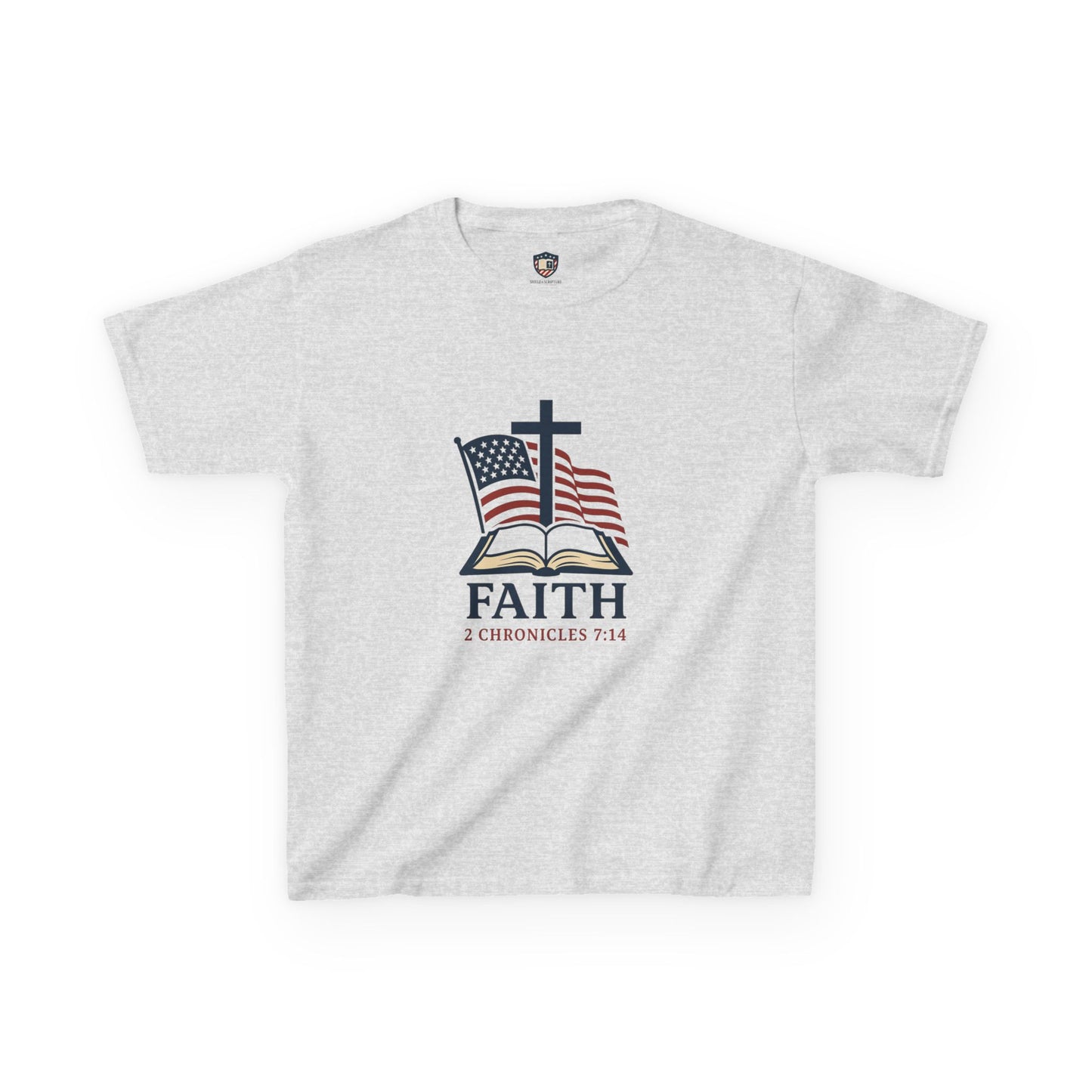 Faith & Freedom 2 Chronicles 7:14 Inspired Christian Kids Shirt
