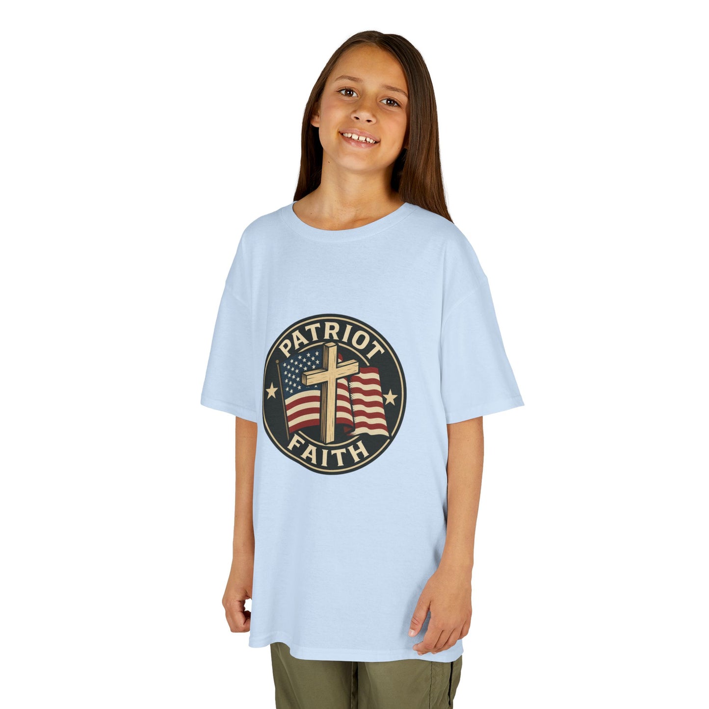 Patriotic Kids Tee - Faith & Freedom Everyday Wear