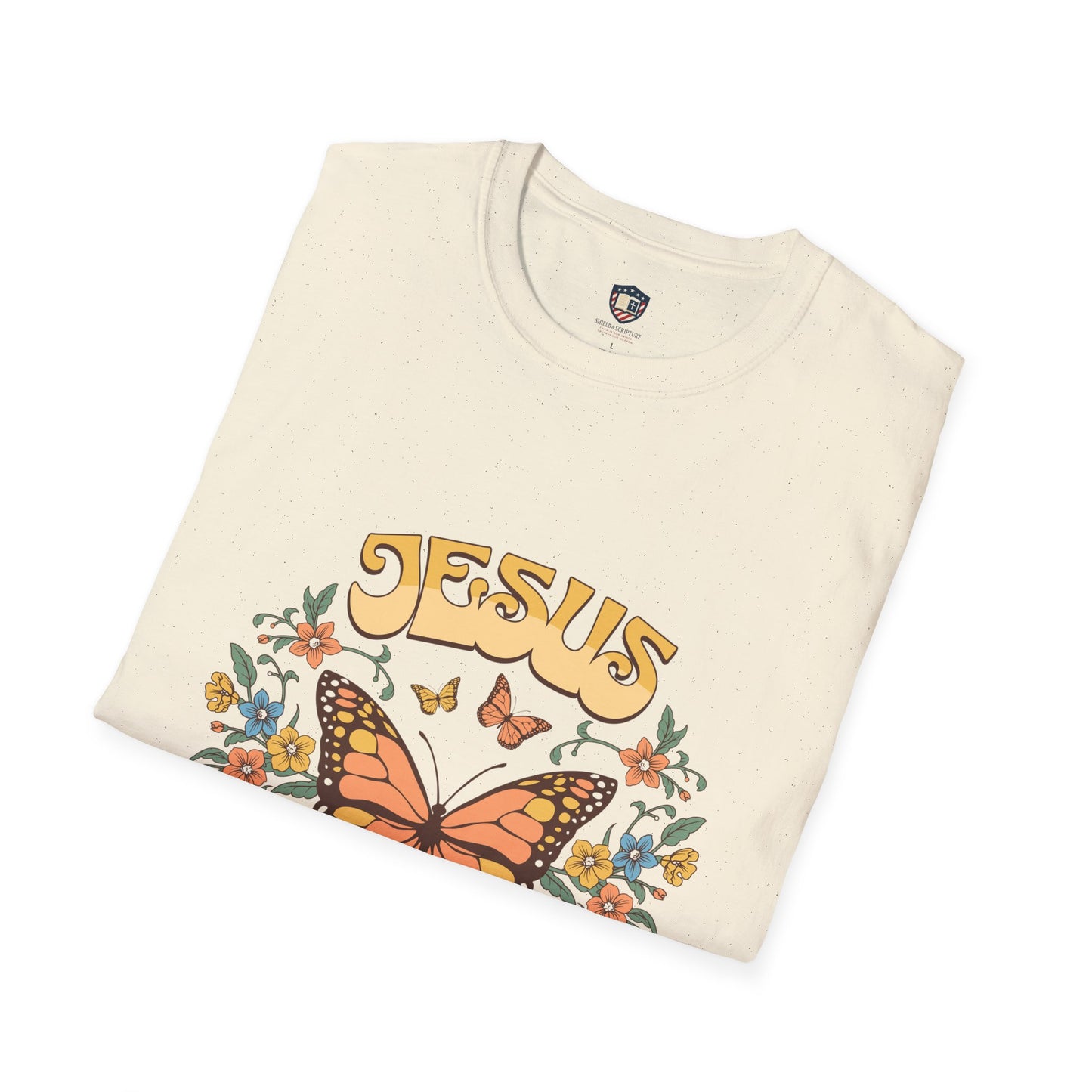 Jesus Butterfly Unisex Soft style T-Shirt