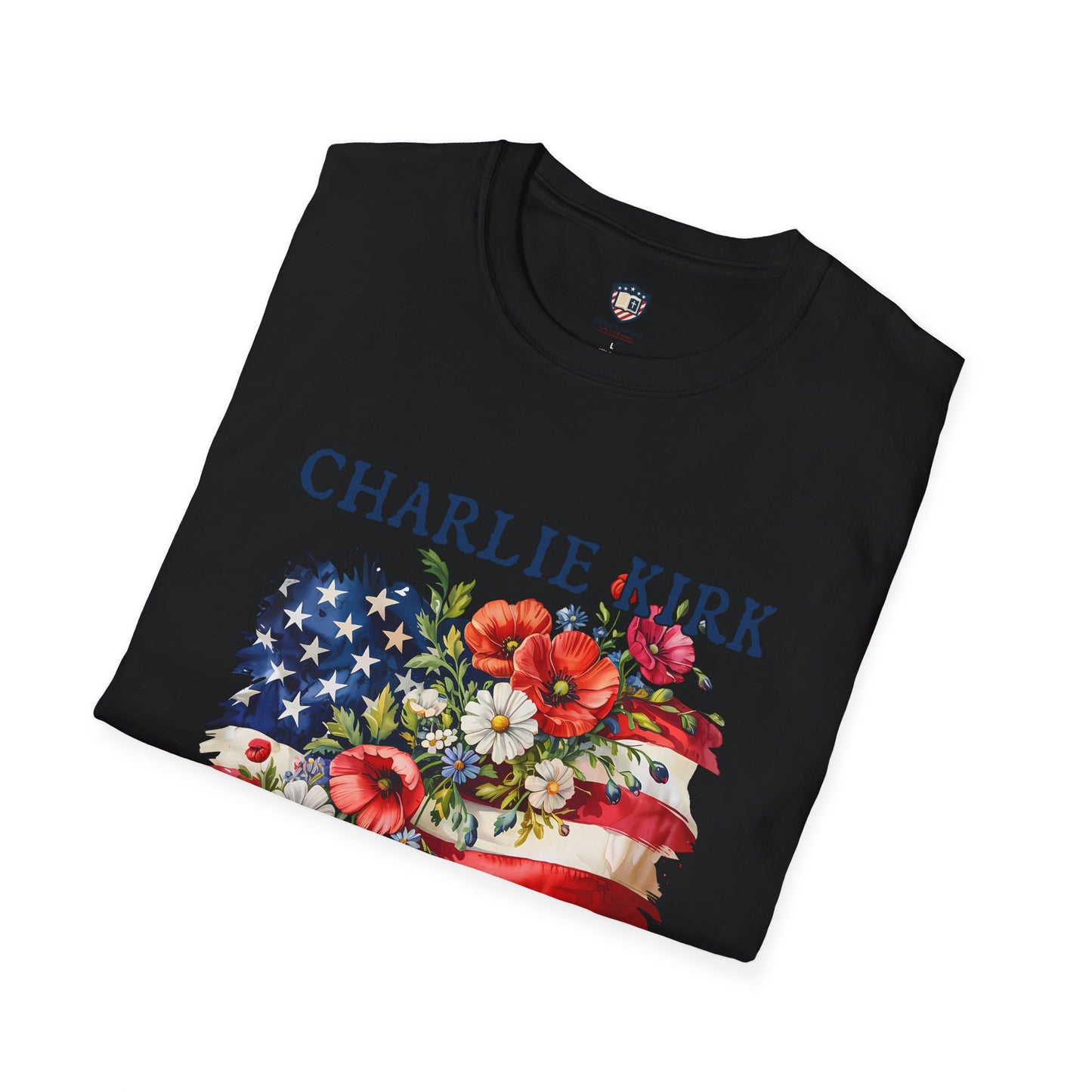 Patriotic Graphic T-Shirt, Charlie Kirk American Pride Unisex Tee