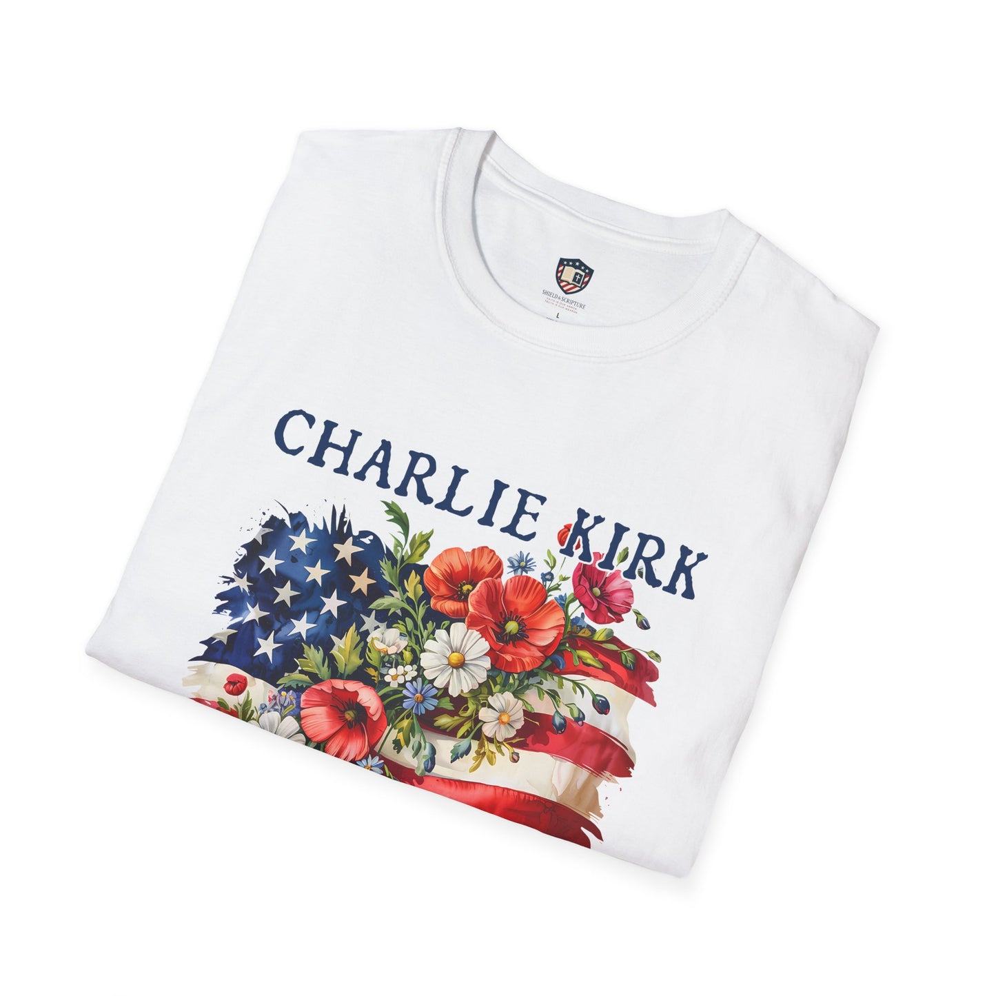 Patriotic Graphic T-Shirt, Charlie Kirk American Pride Unisex Tee