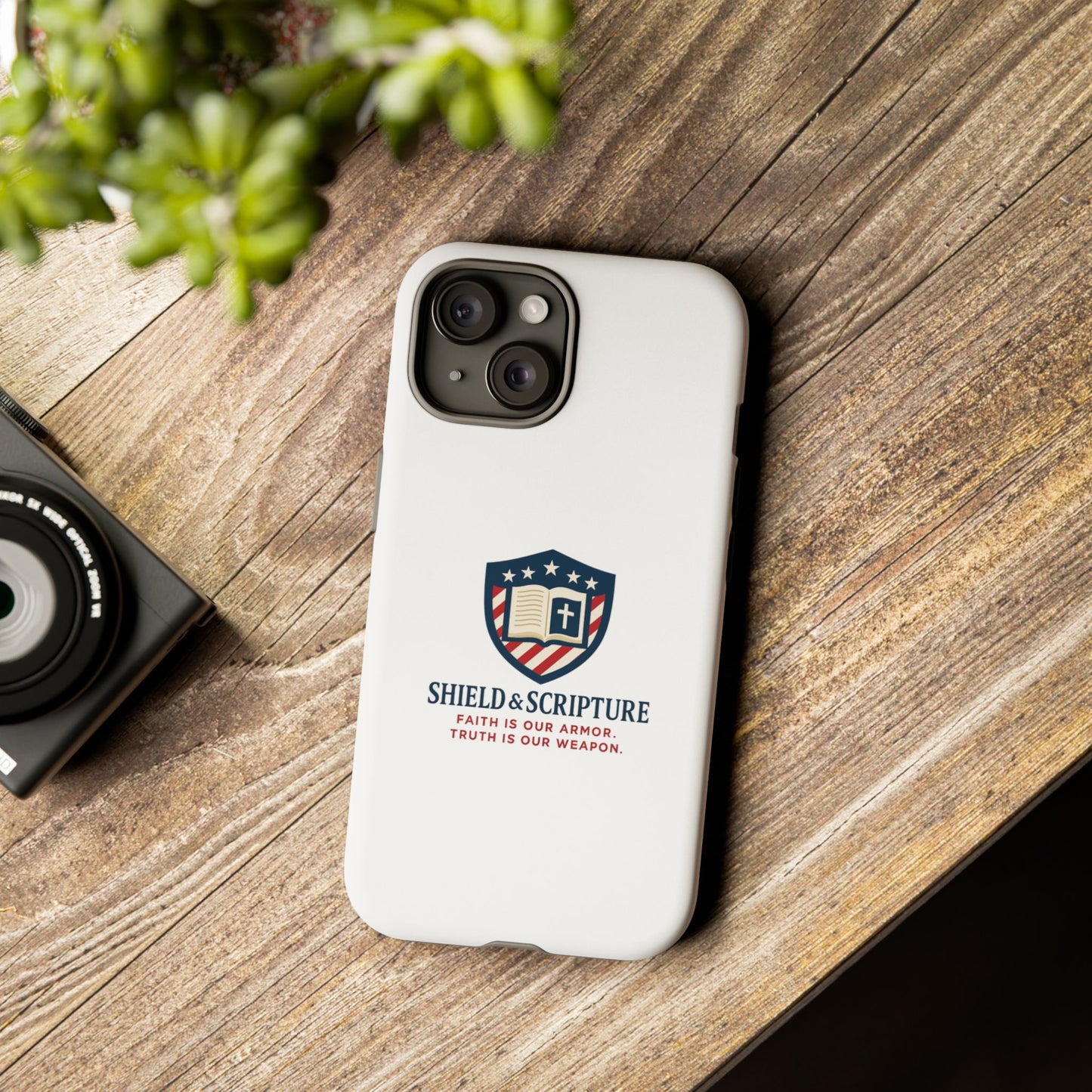 Shield & Scripture Phone Case