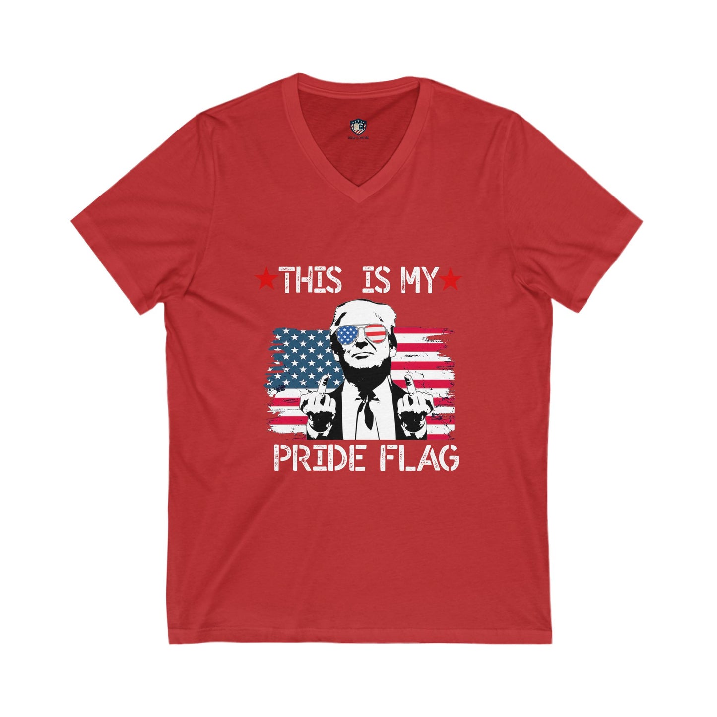 Trump This Is My Pride Flag Unisex V-Neck Shirt