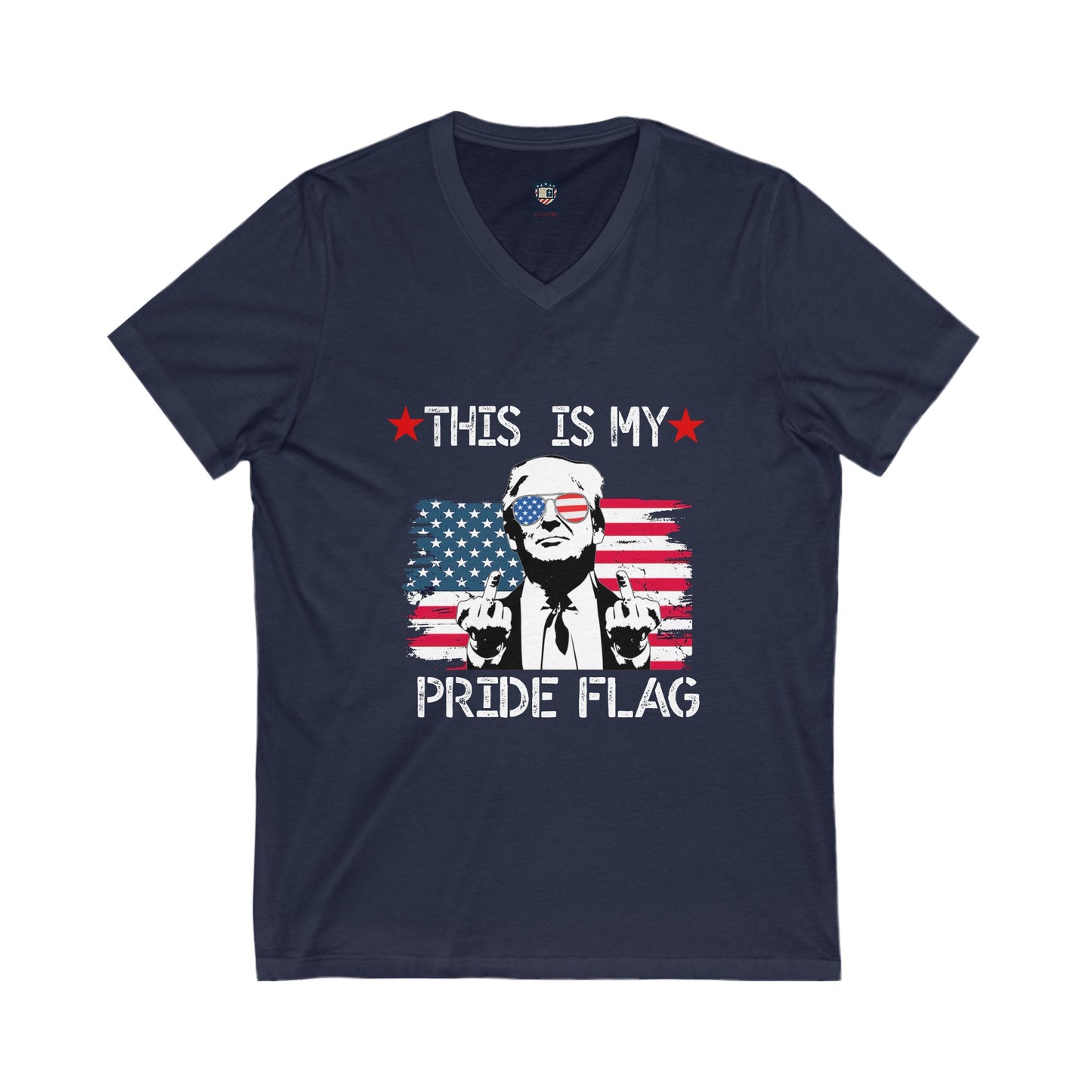 Trump This Is My Pride Flag Unisex V-Neck Shirt