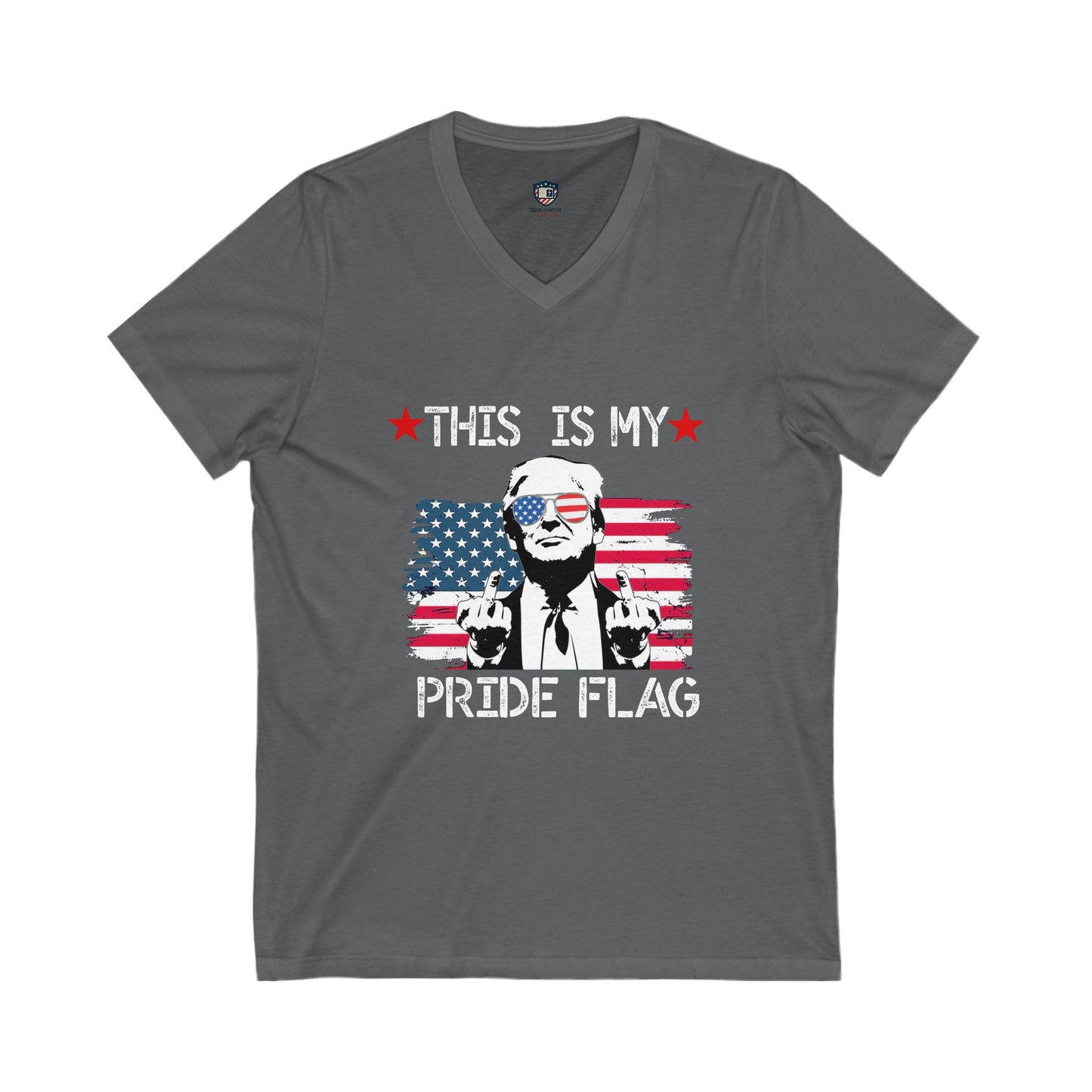 Trump This Is My Pride Flag Unisex V-Neck Shirt