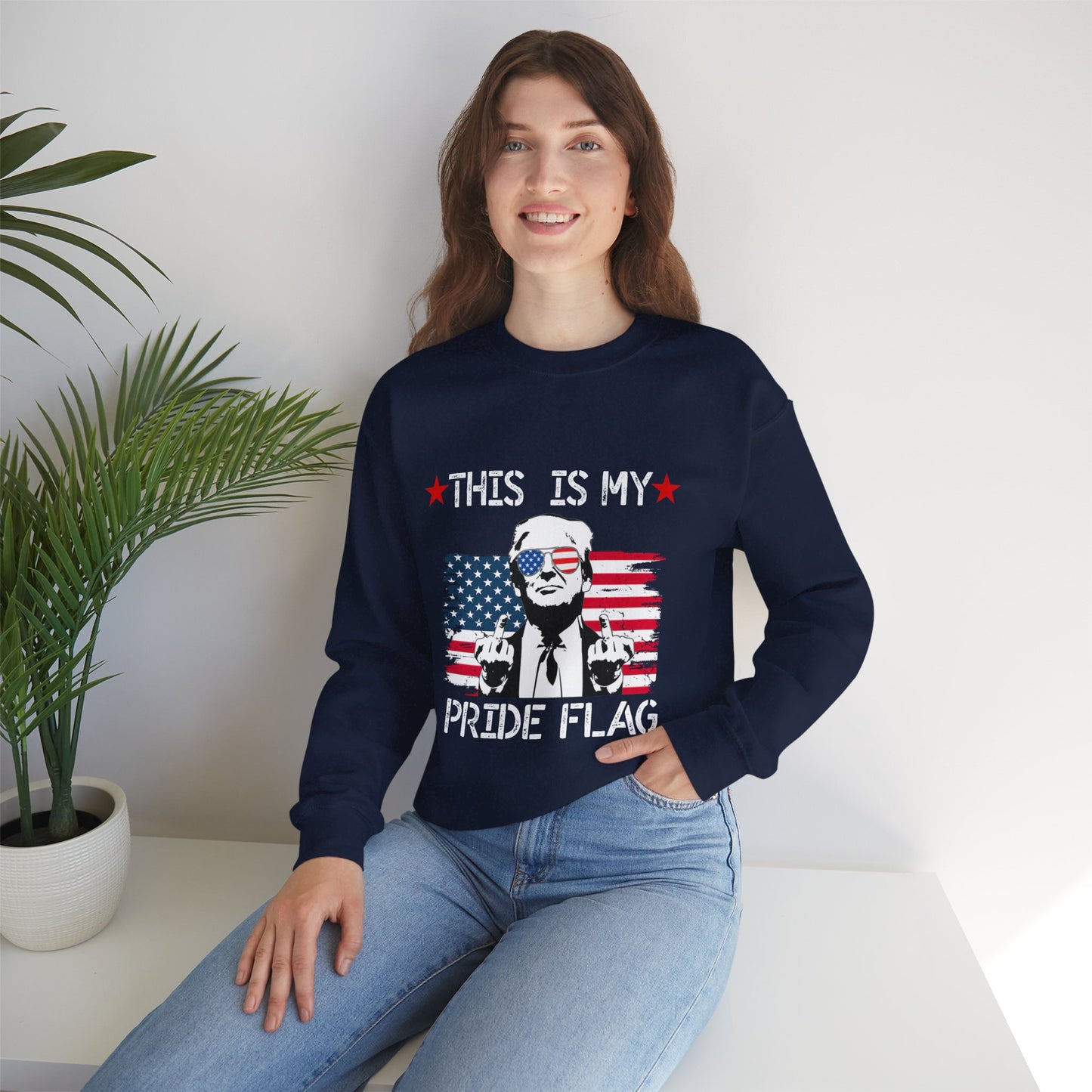 Trump This Is My Pride Flag Unisex Sweatshirt