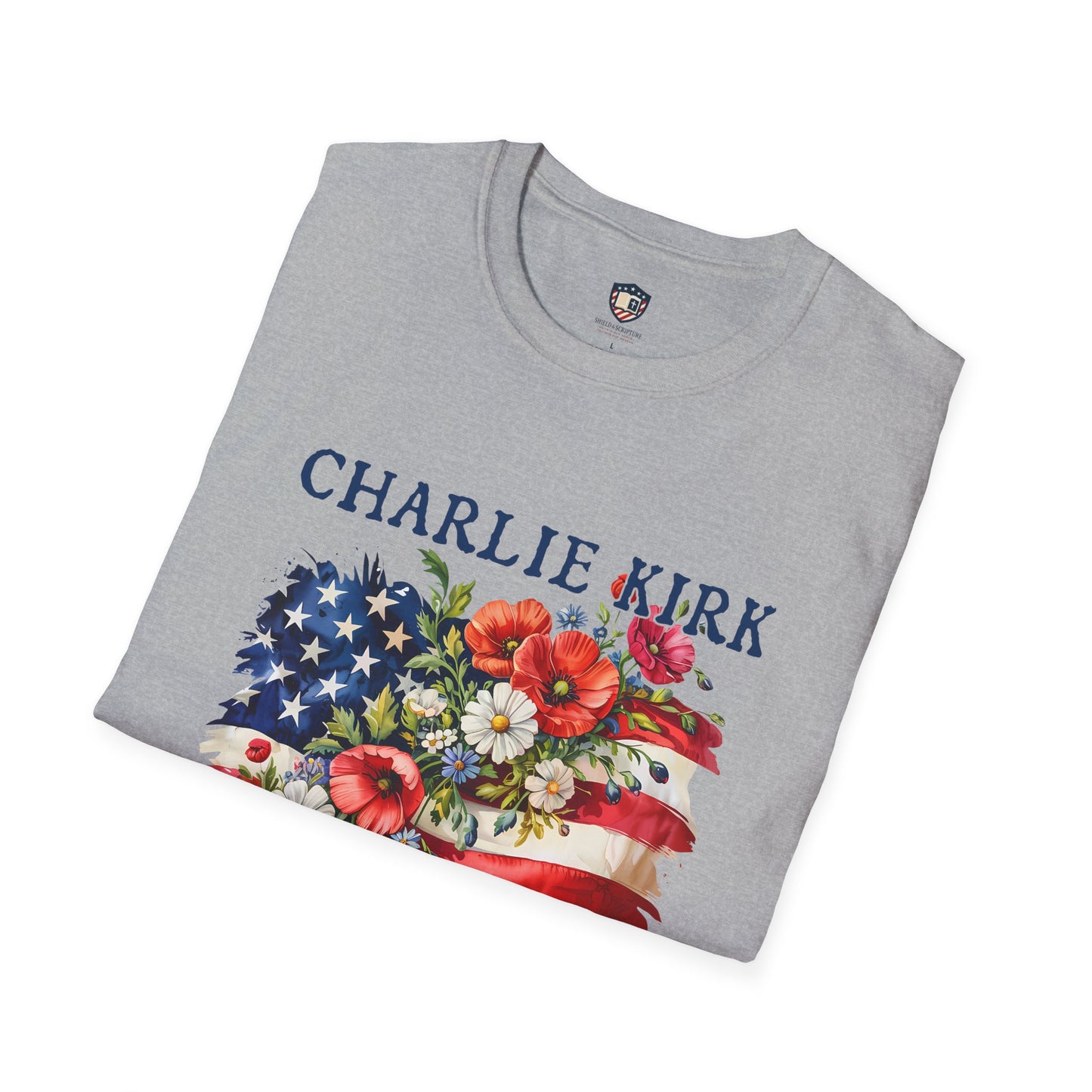 Patriotic Graphic T-Shirt, Charlie Kirk American Pride Unisex Tee