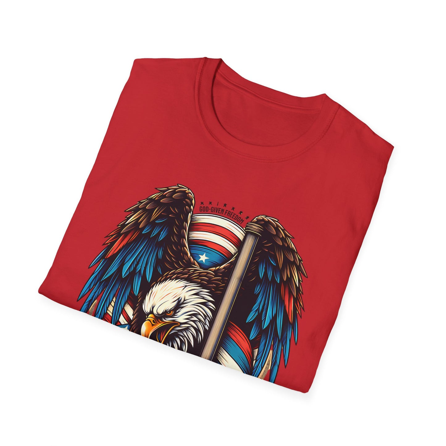 Patriotic Eagle Graphic Unisex T-Shirt