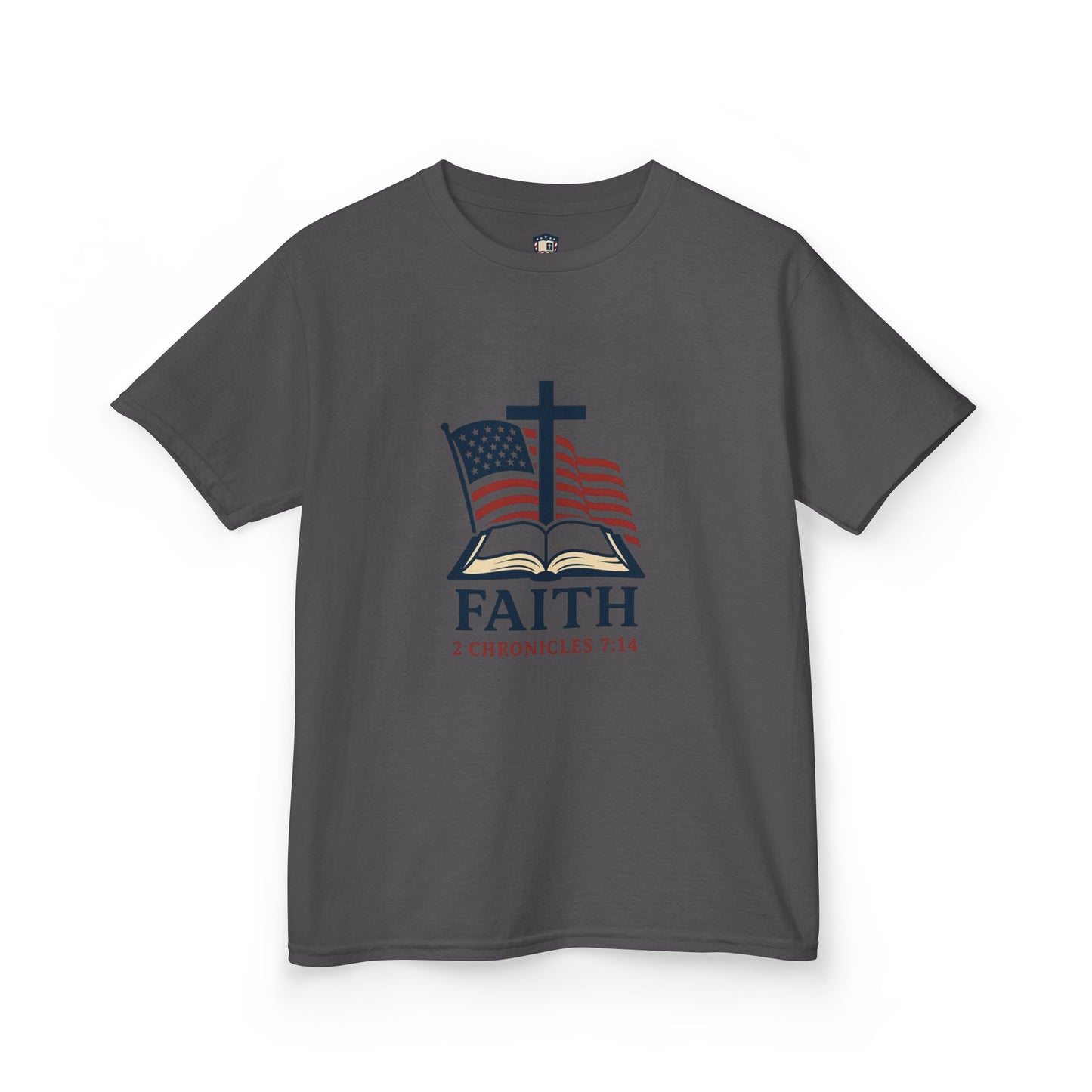 Faith & Freedom 2 Chronicles 7:14 Inspired Christian Kids Shirt
