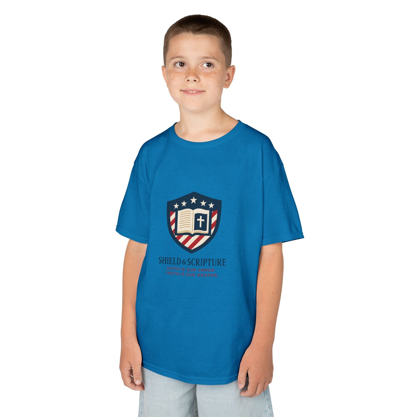 Shield & Scripture Kids Tee Daily Wear