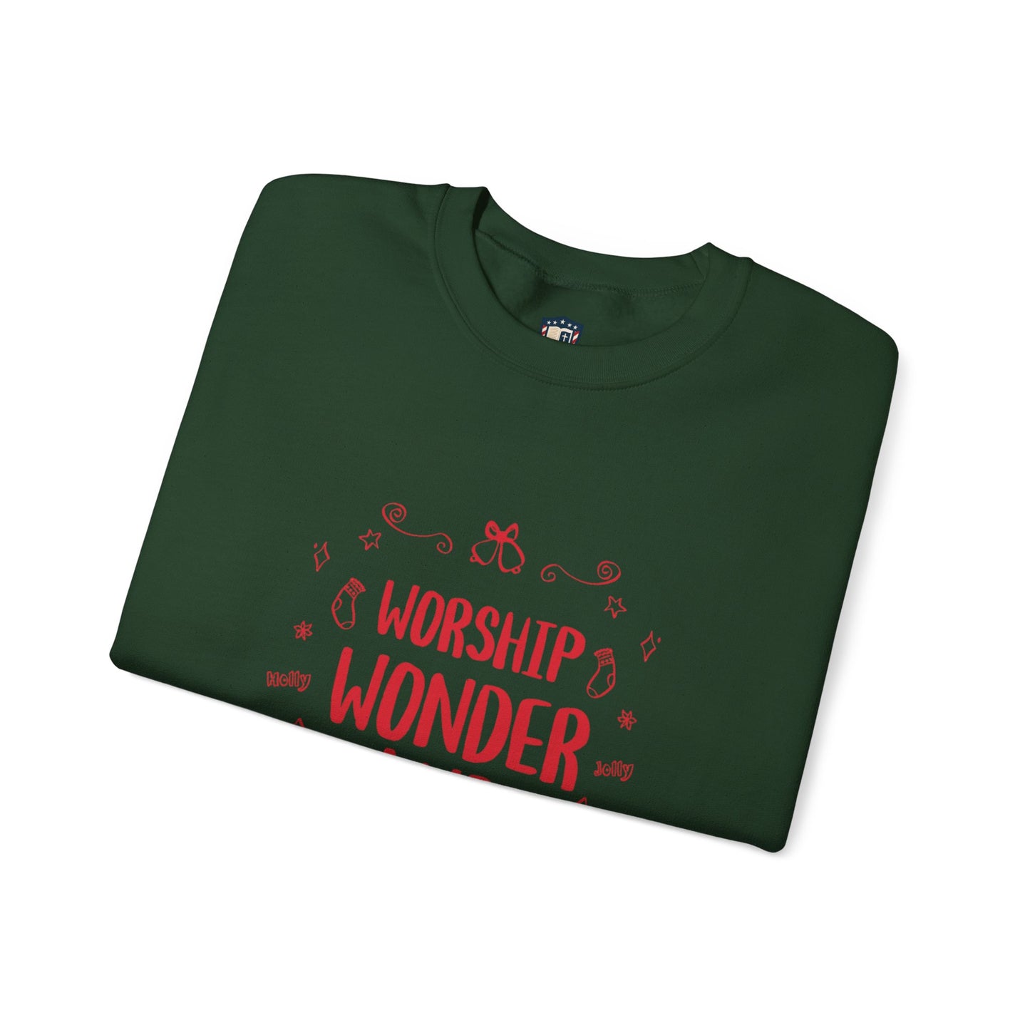 Worship Wonder Liberty Crewneck Unisex Sweatshirt