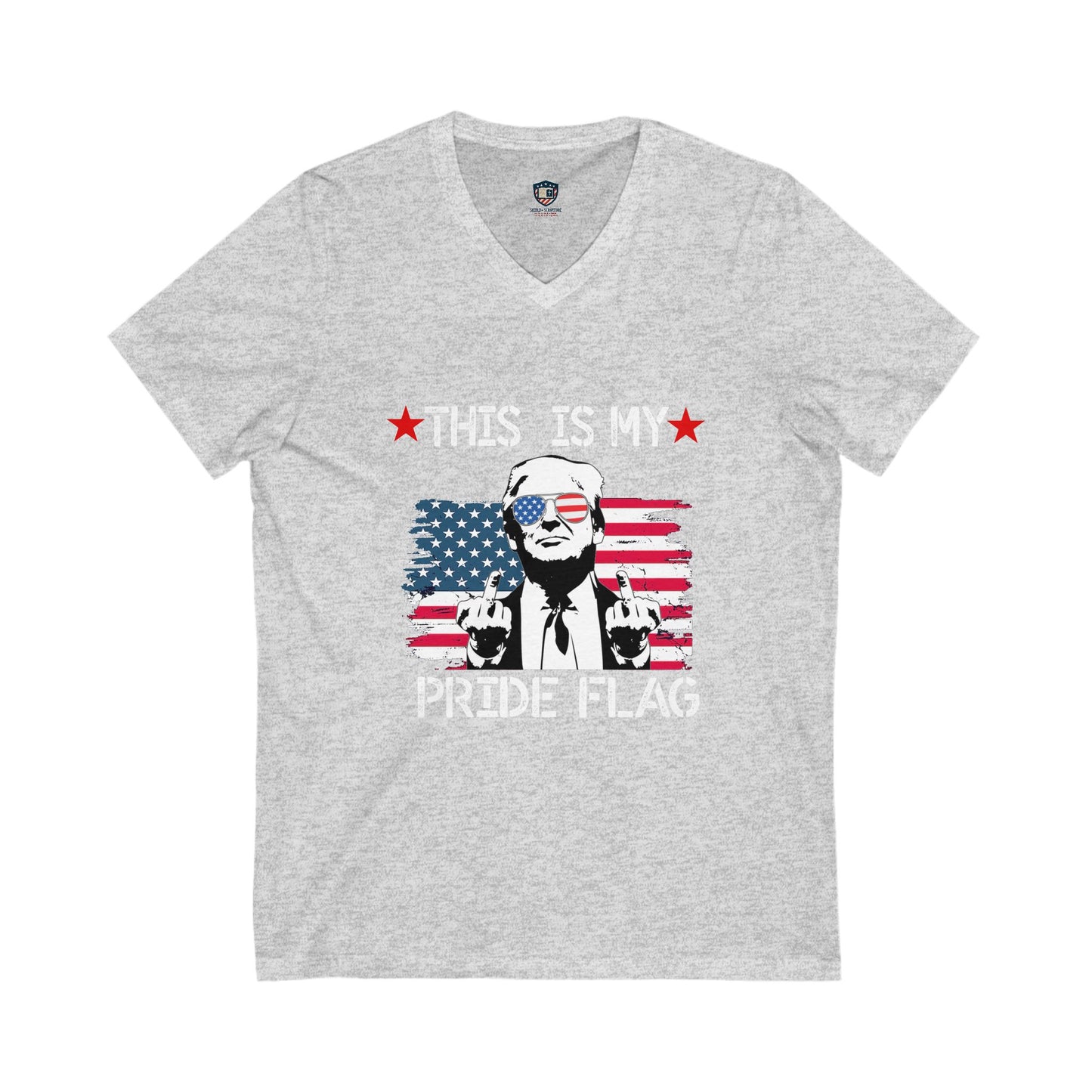 Trump This Is My Pride Flag Unisex V-Neck Shirt