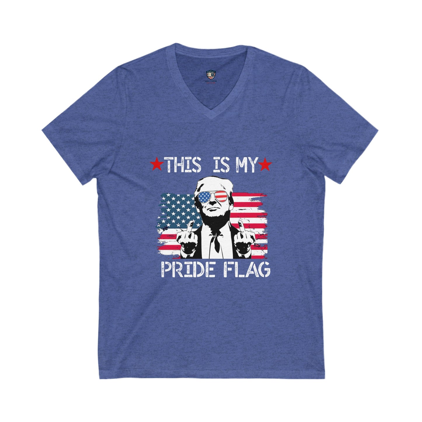 Trump This Is My Pride Flag Unisex V-Neck Shirt