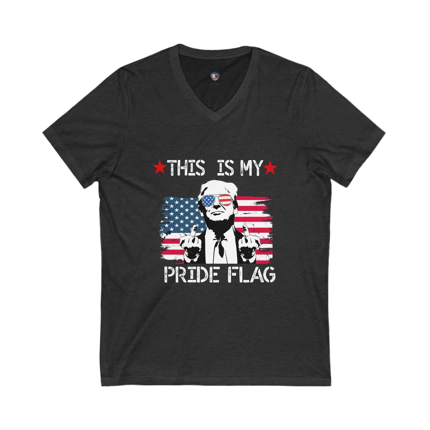 Trump This Is My Pride Flag Unisex V-Neck Shirt