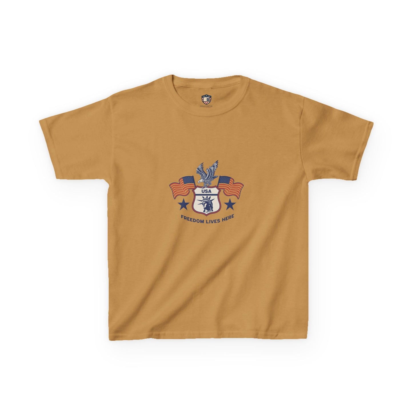 Freedom Lives Here Kids Tee for Boys and Girls